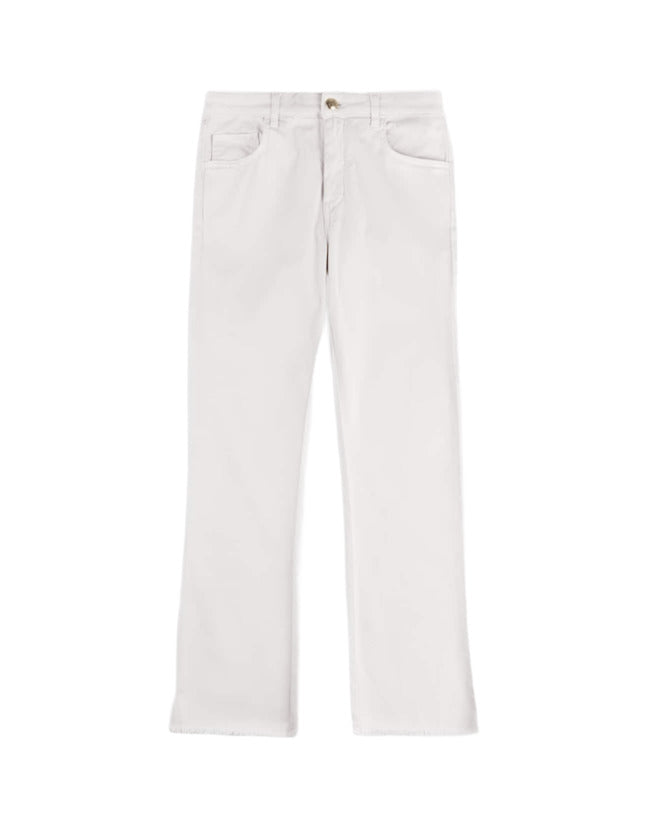 FAY Skinny Trousers with Frayed Hem