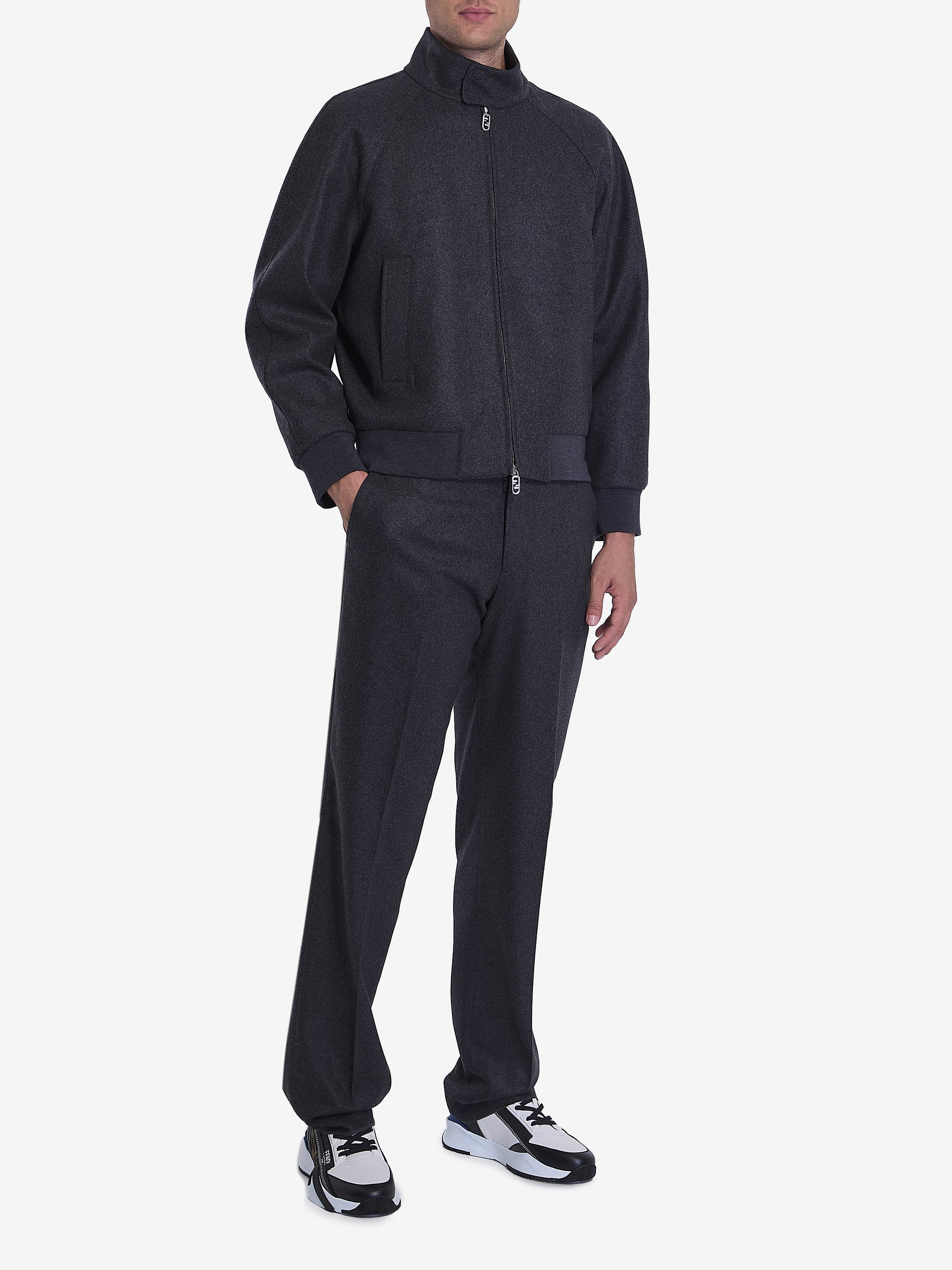 FENDI Luxury Cashmere Trousers for Men - Fall/Winter 2024