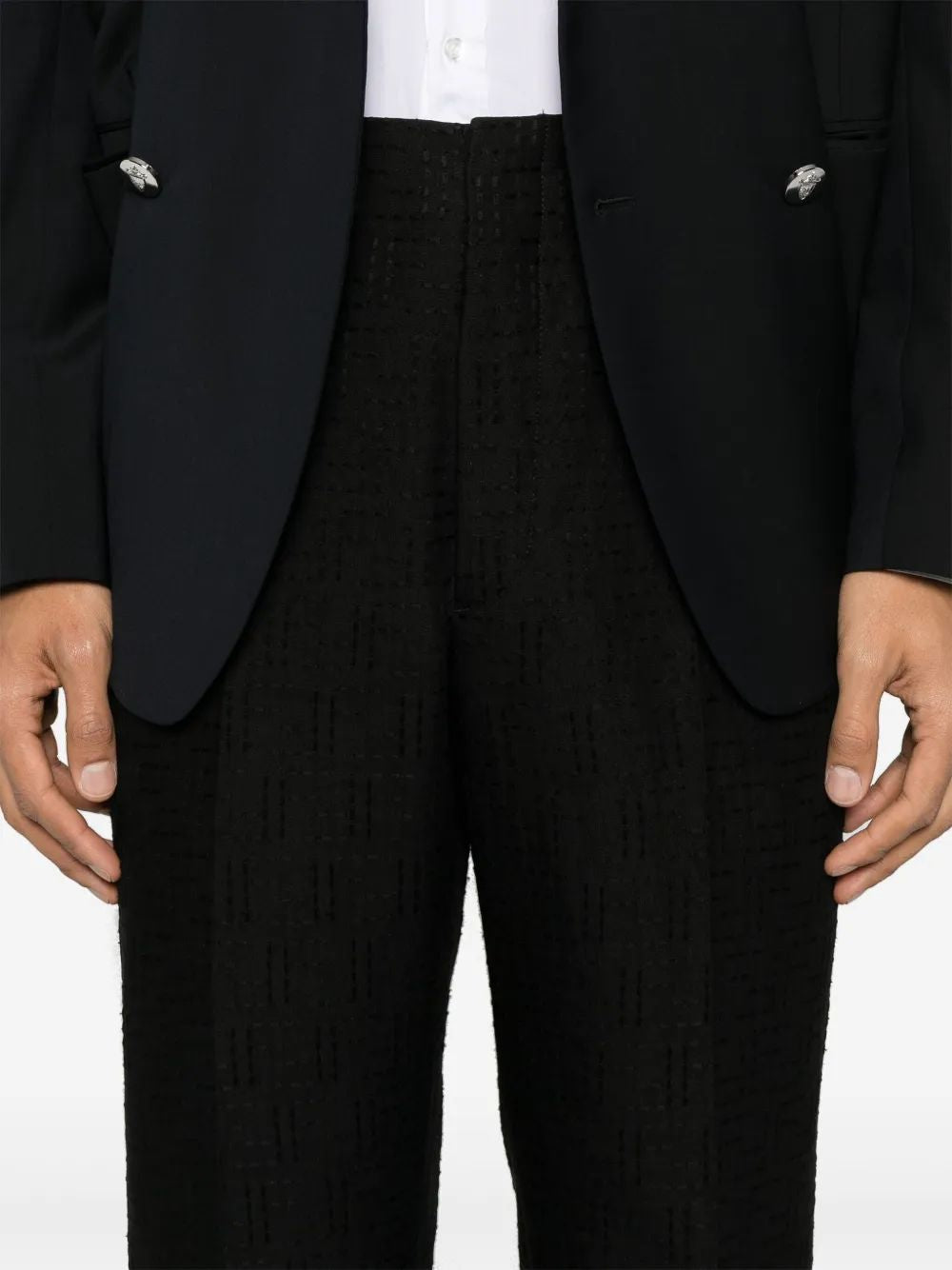 FENDI Linen Blend Pant for Men - SS25