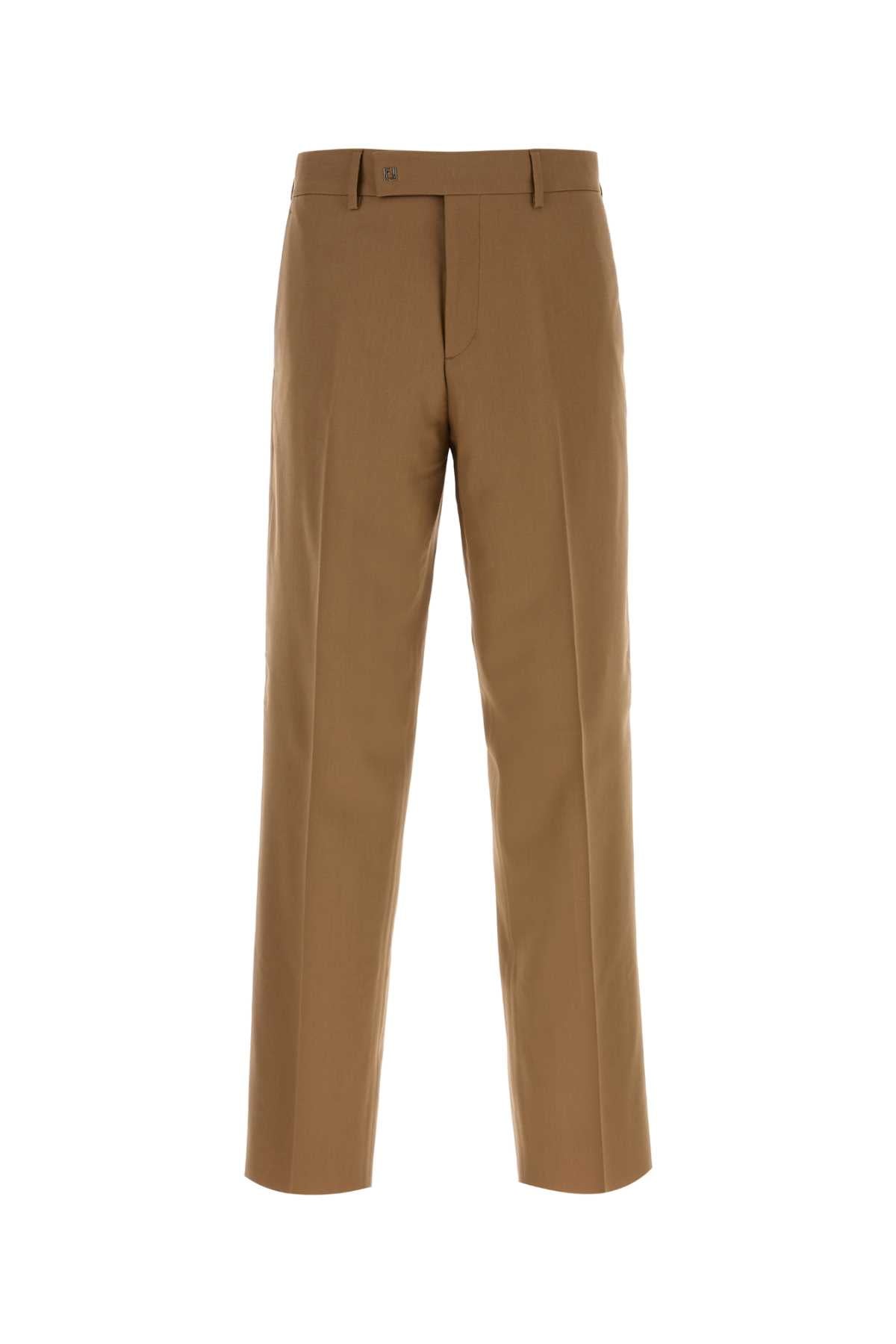 FENDI Wool Cigarette Trousers for Men - FW25 Collection