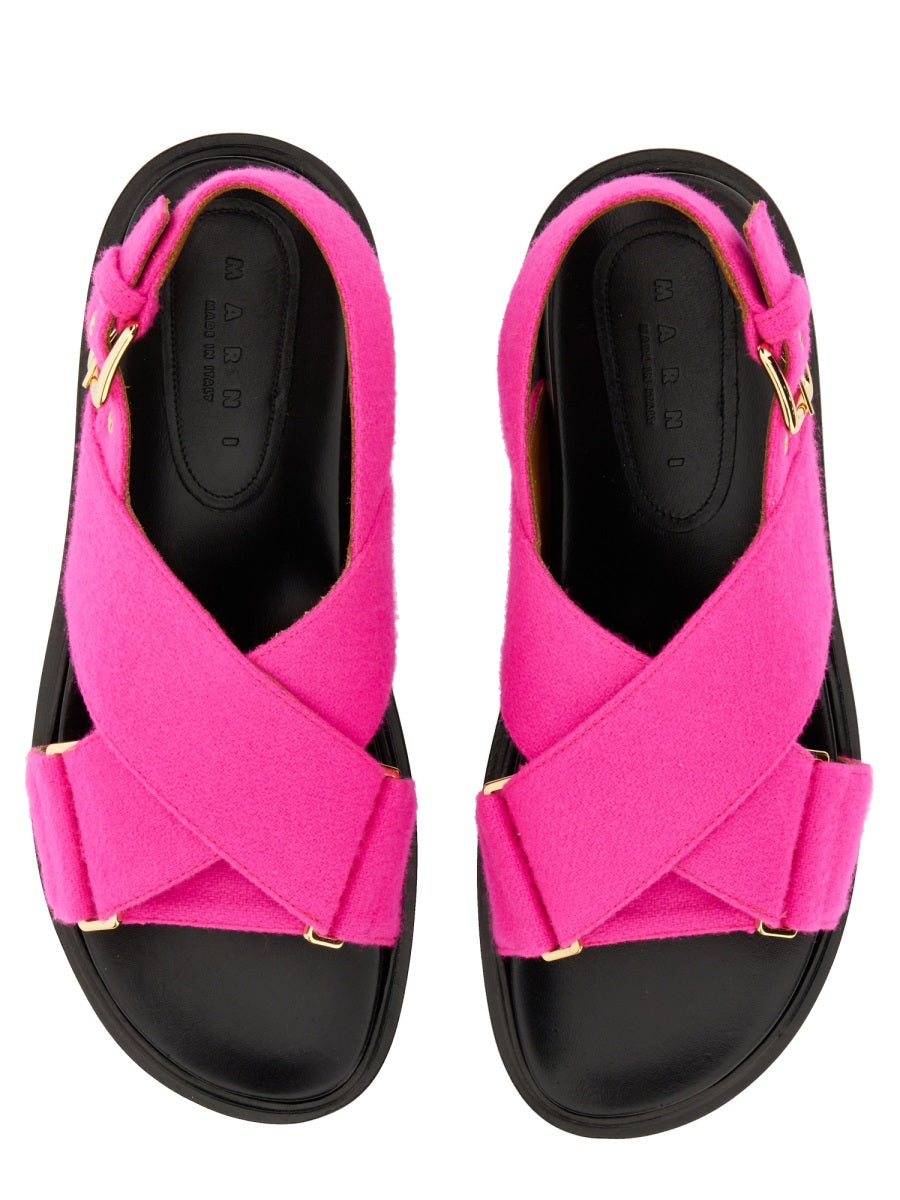 MARNI Criss Cross Sandal for Women