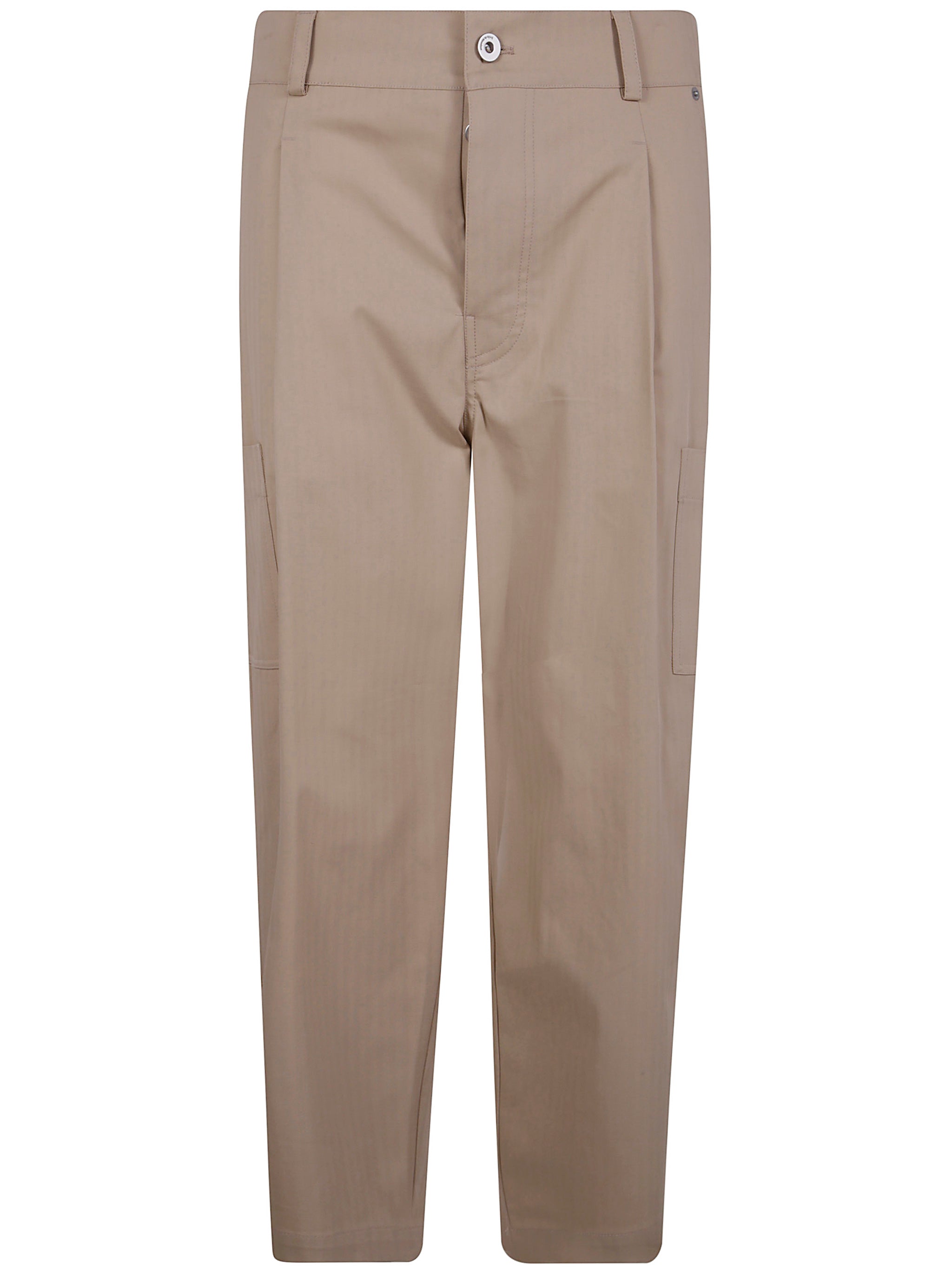 DRÔLE DE MONSIEUR Cropped Twill Pants for Men - SS25 Collection