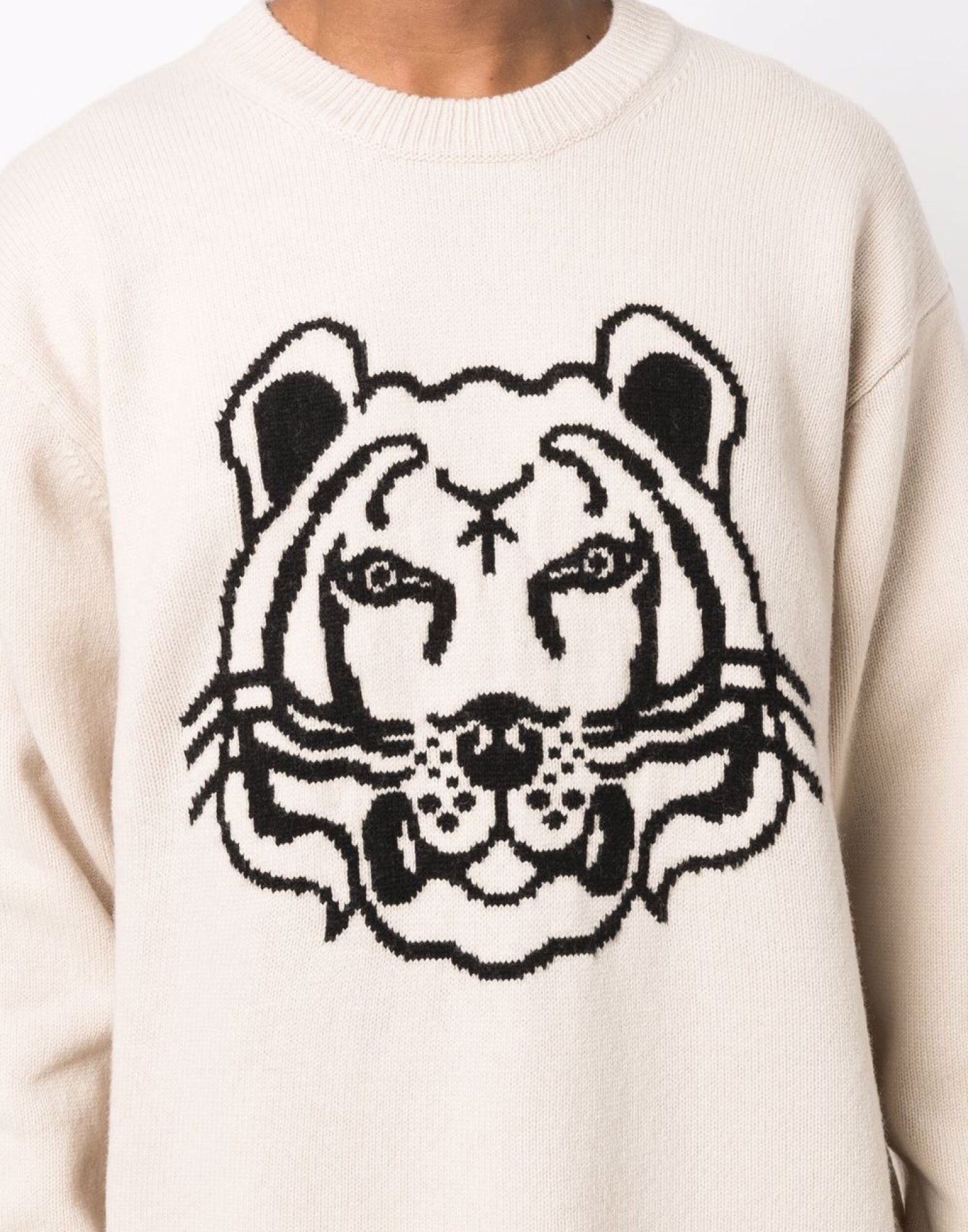 KENZO K-Tiger Logo Long Sleeve Sweater