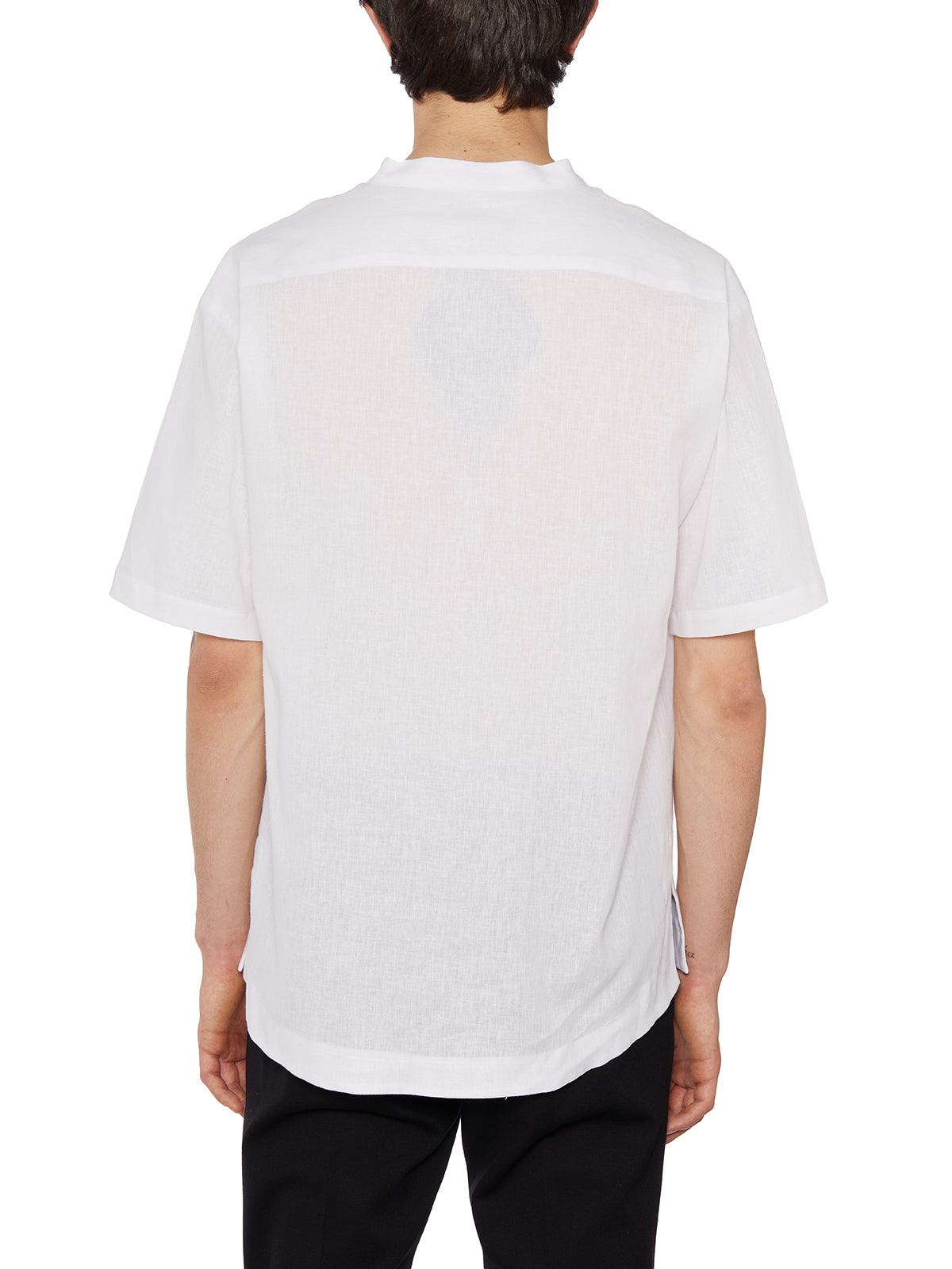 DANIELE ALESSANDRINI Linen Cotton Shirt - Medium Size