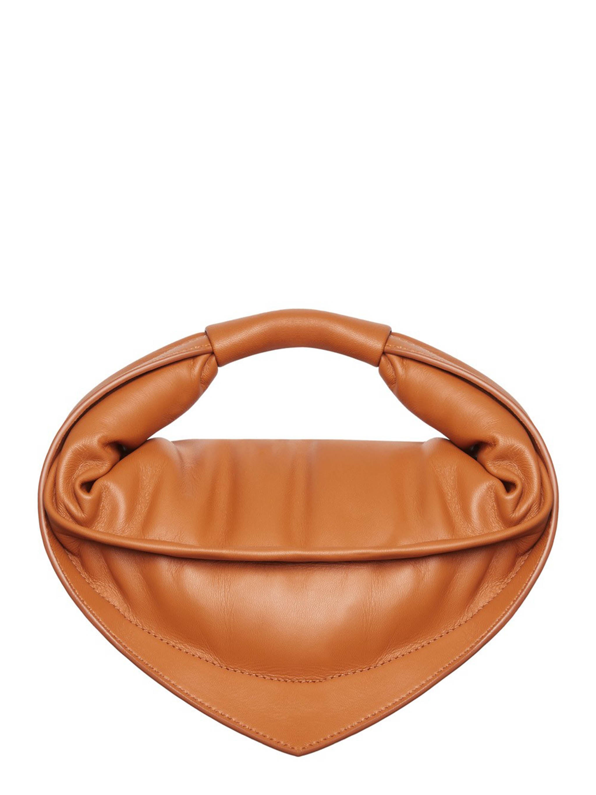 FEDERICO CINA Mini Lambskin Handbag with Reinforced Handle