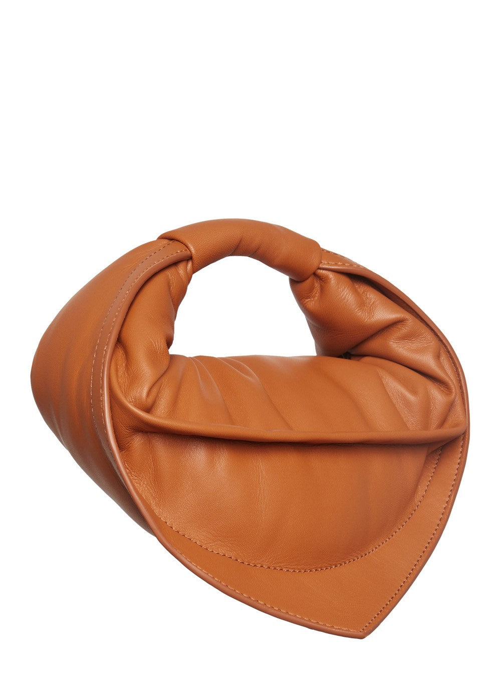 FEDERICO CINA Mini Lambskin Handbag with Reinforced Handle