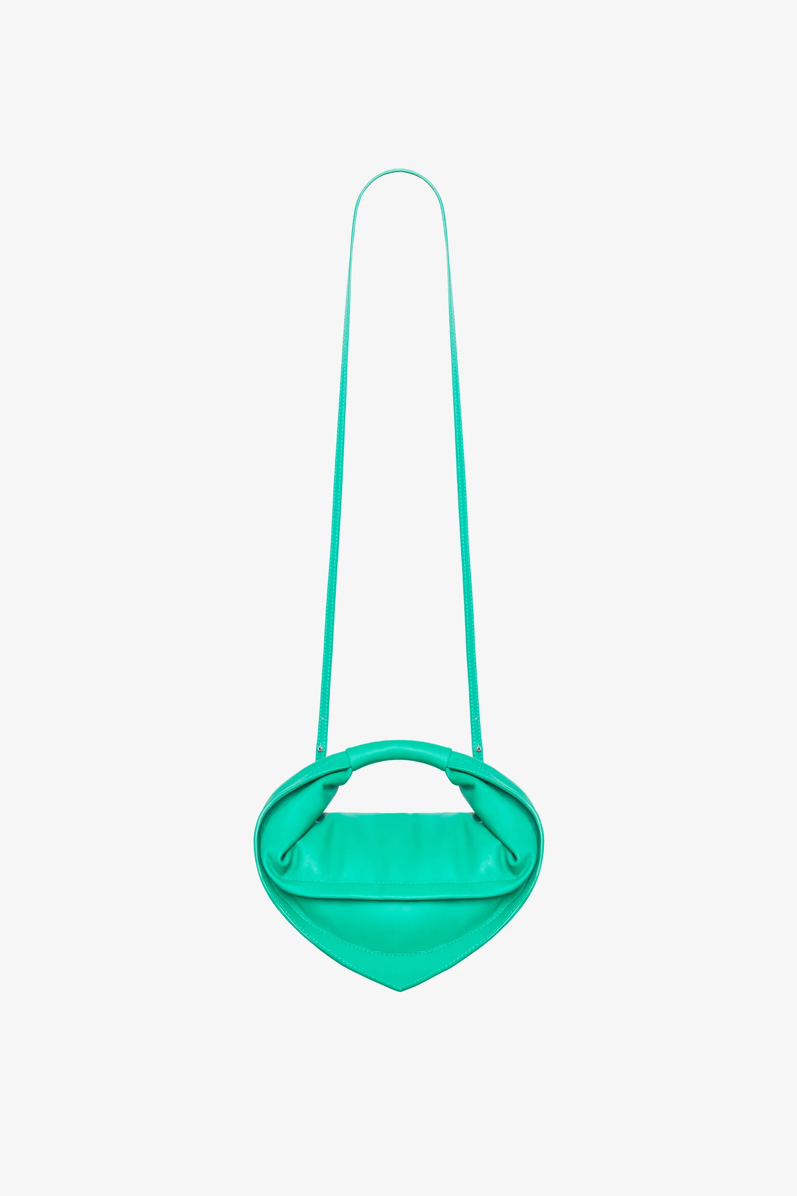 FEDERICO CINA Lambskin Mini Handbag with Reinforced Handle