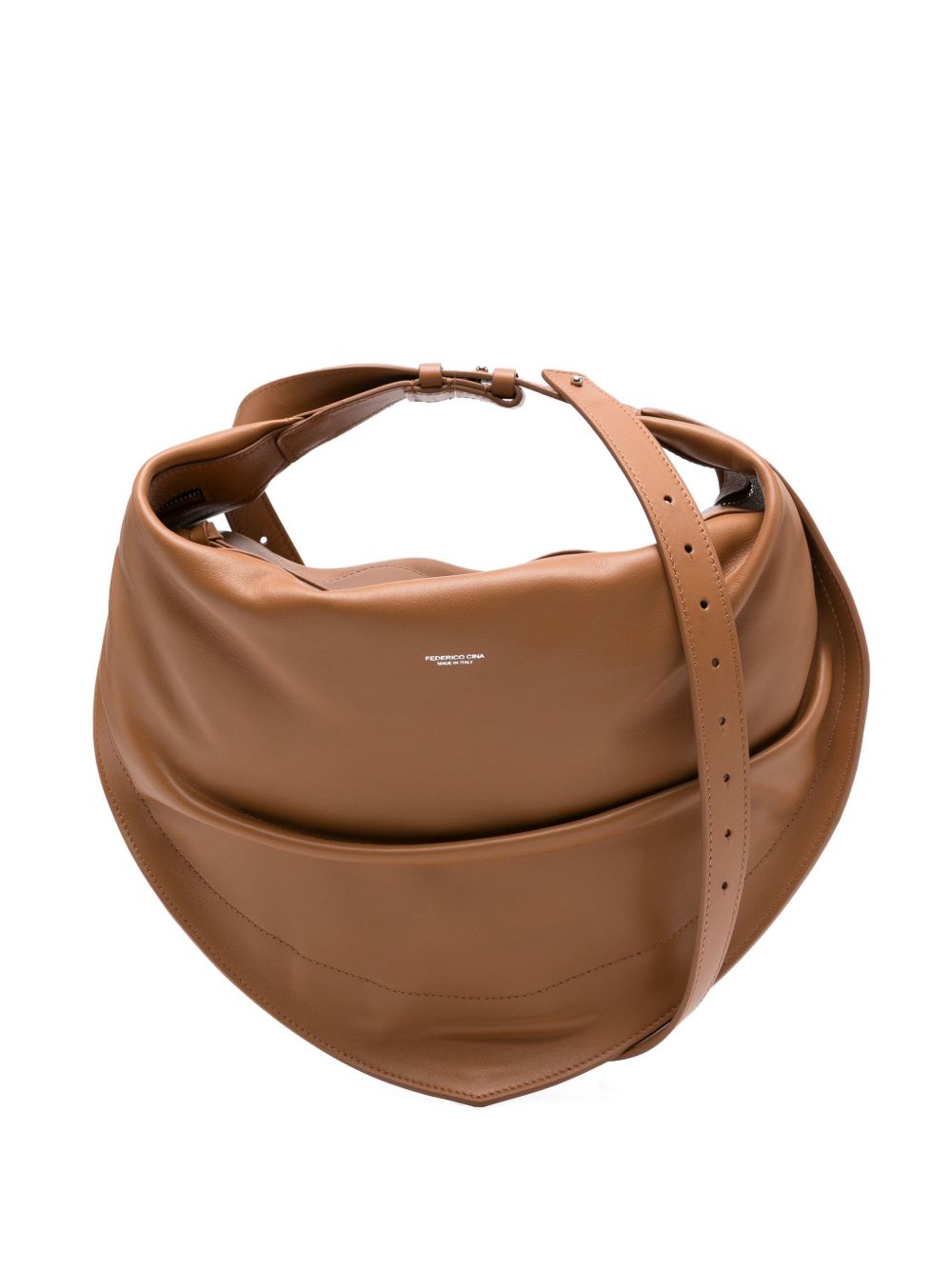FEDERICO CINA Tortellino Hobo Handbag - Height 35 cm, Width 50 cm