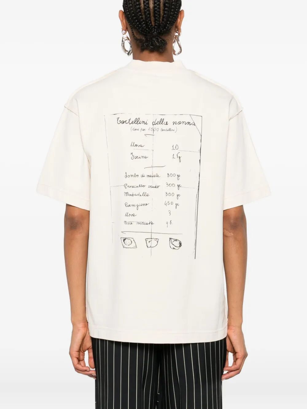FEDERICO CINA Recipe Cotton T-Shirt