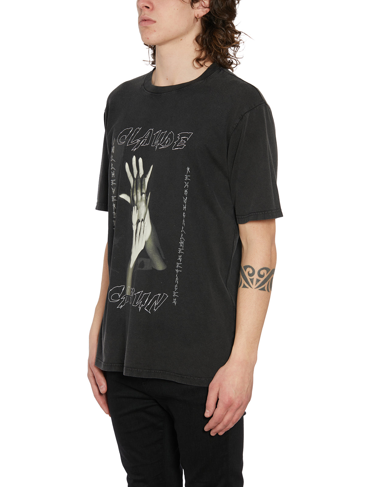 DEATHMASK Graphic T-Shirt for Men - Crew Neck - Size M