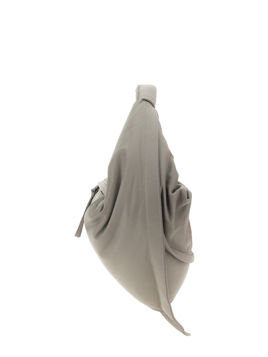 FEDERICO CINA Handcrafted Calfskin Shoulder Bag - 35 CM X 27 CM