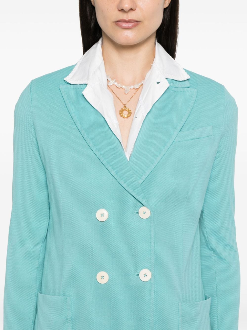 CIRCOLO 1901 Double-Breasted Oxford Jacket for Women