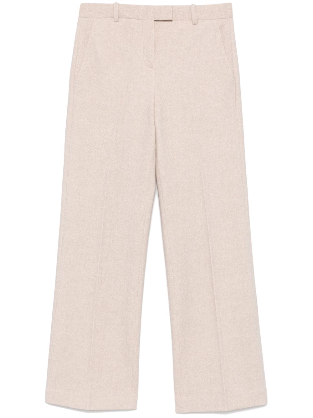 CIRCOLO 1901 Essential Mid-Rise Cotton Trousers for Women