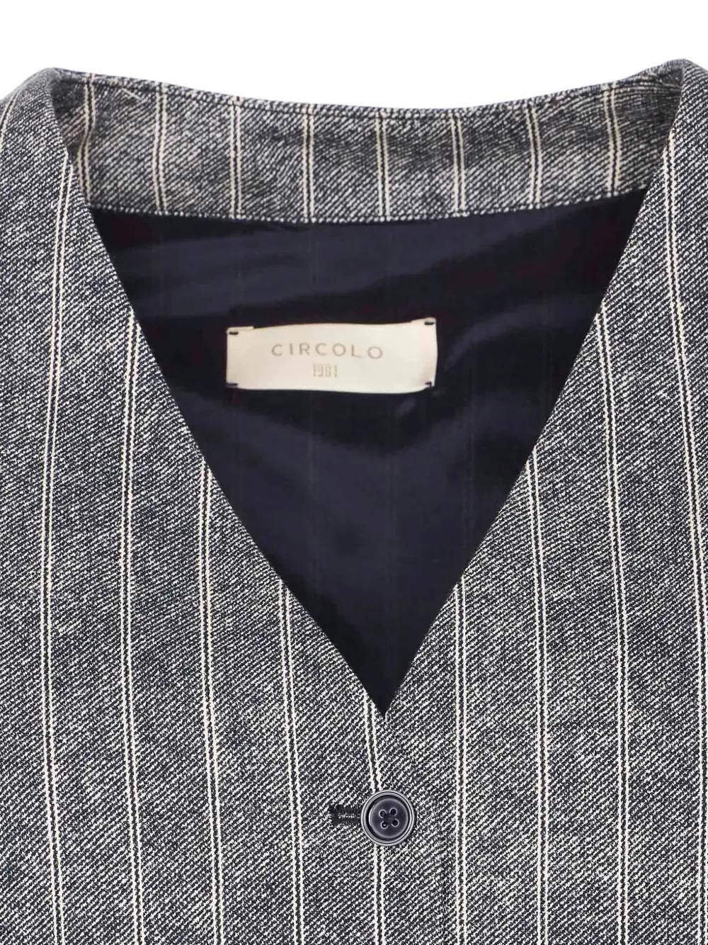 CIRCOLO 1901 Cotton Mini Vest for Women