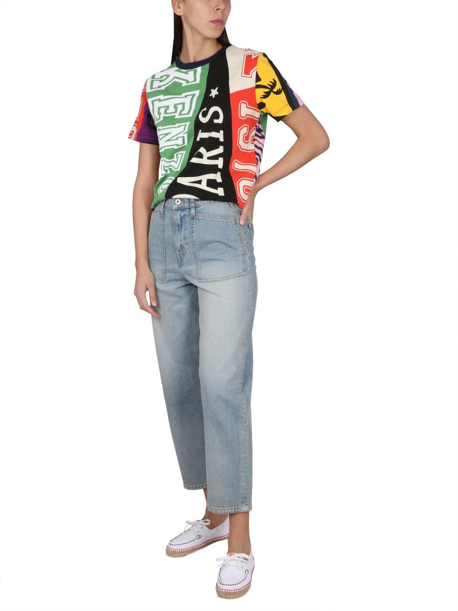 KENZO Elevated Carrot Fit Jeans for Women