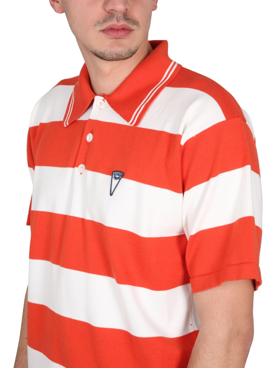 KENZO Nautical Stripes Classic Polo Shirt