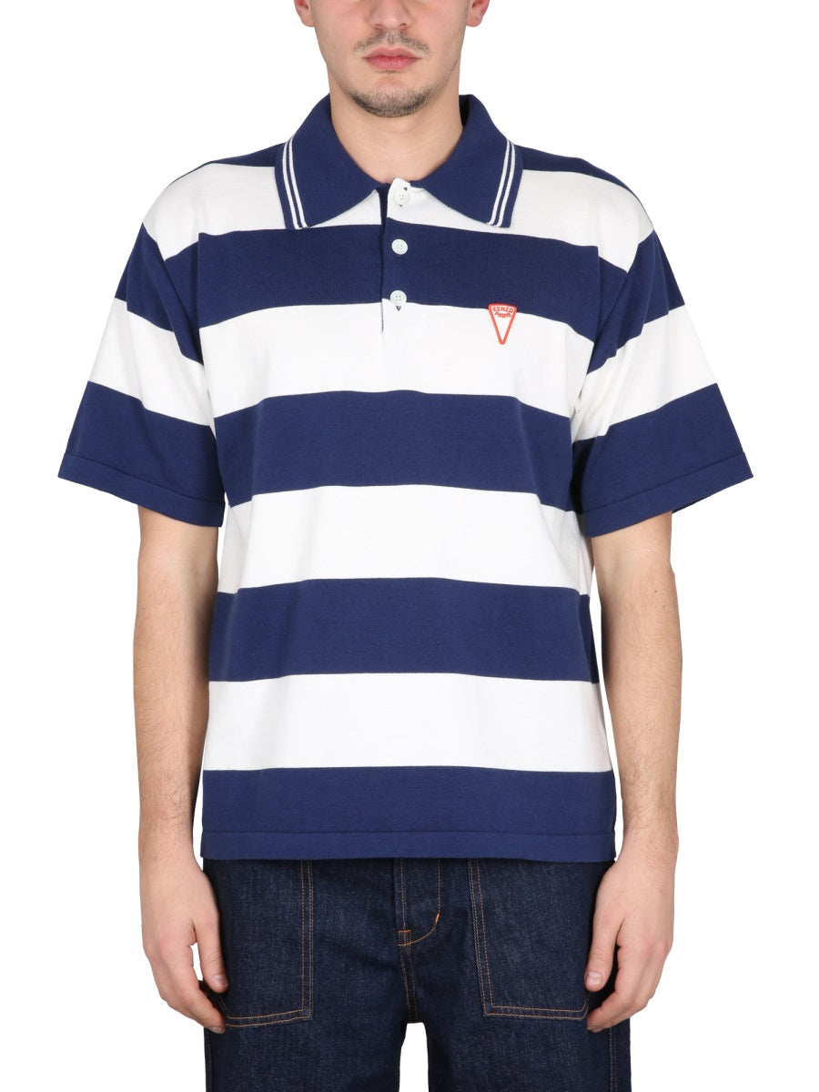 KENZO Nautical Stripes Classic Polo Shirt