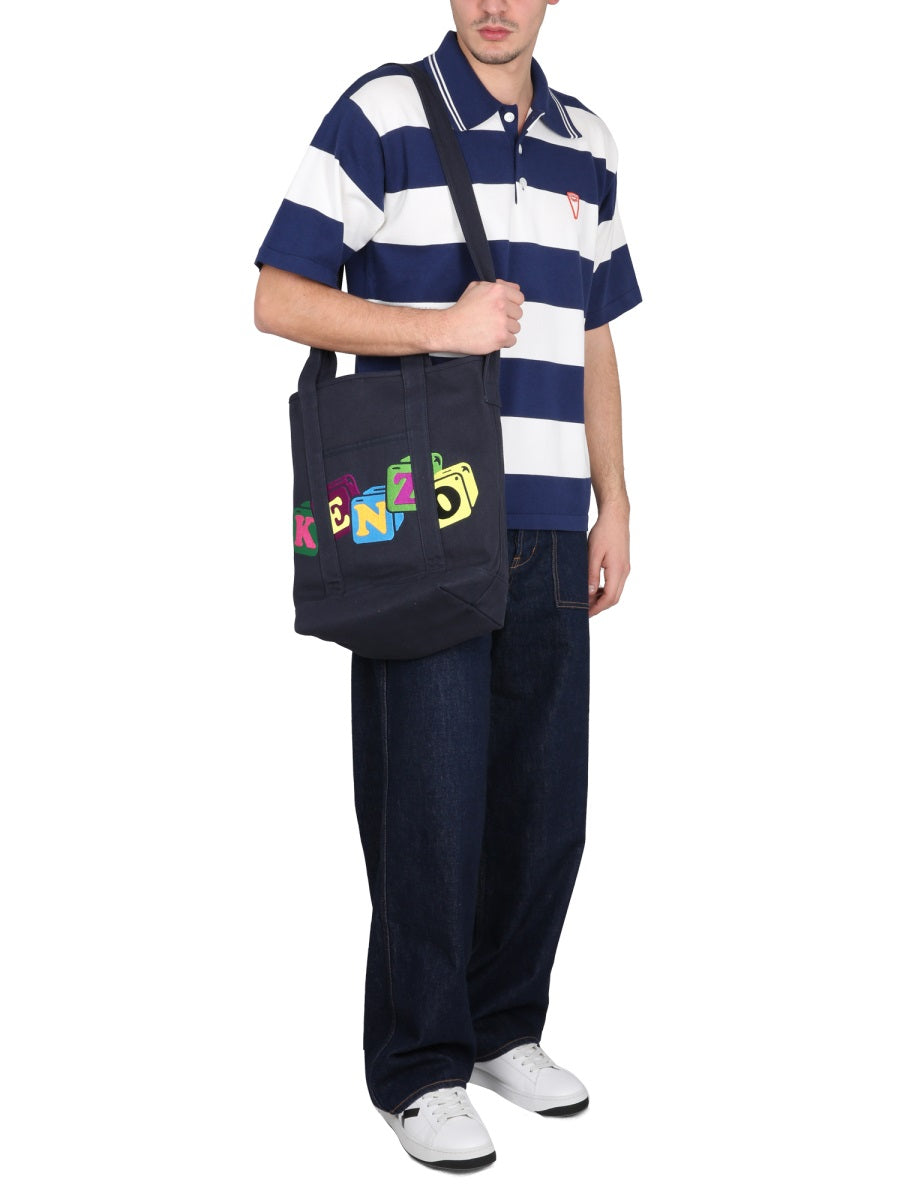 KENZO Nautical Stripes Classic Polo Shirt