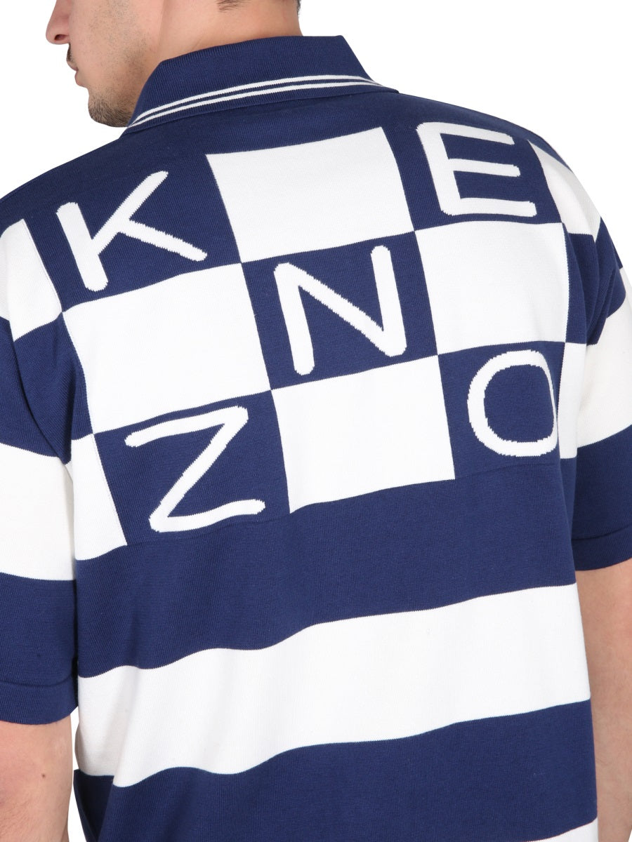 KENZO Nautical Stripes Classic Polo Shirt