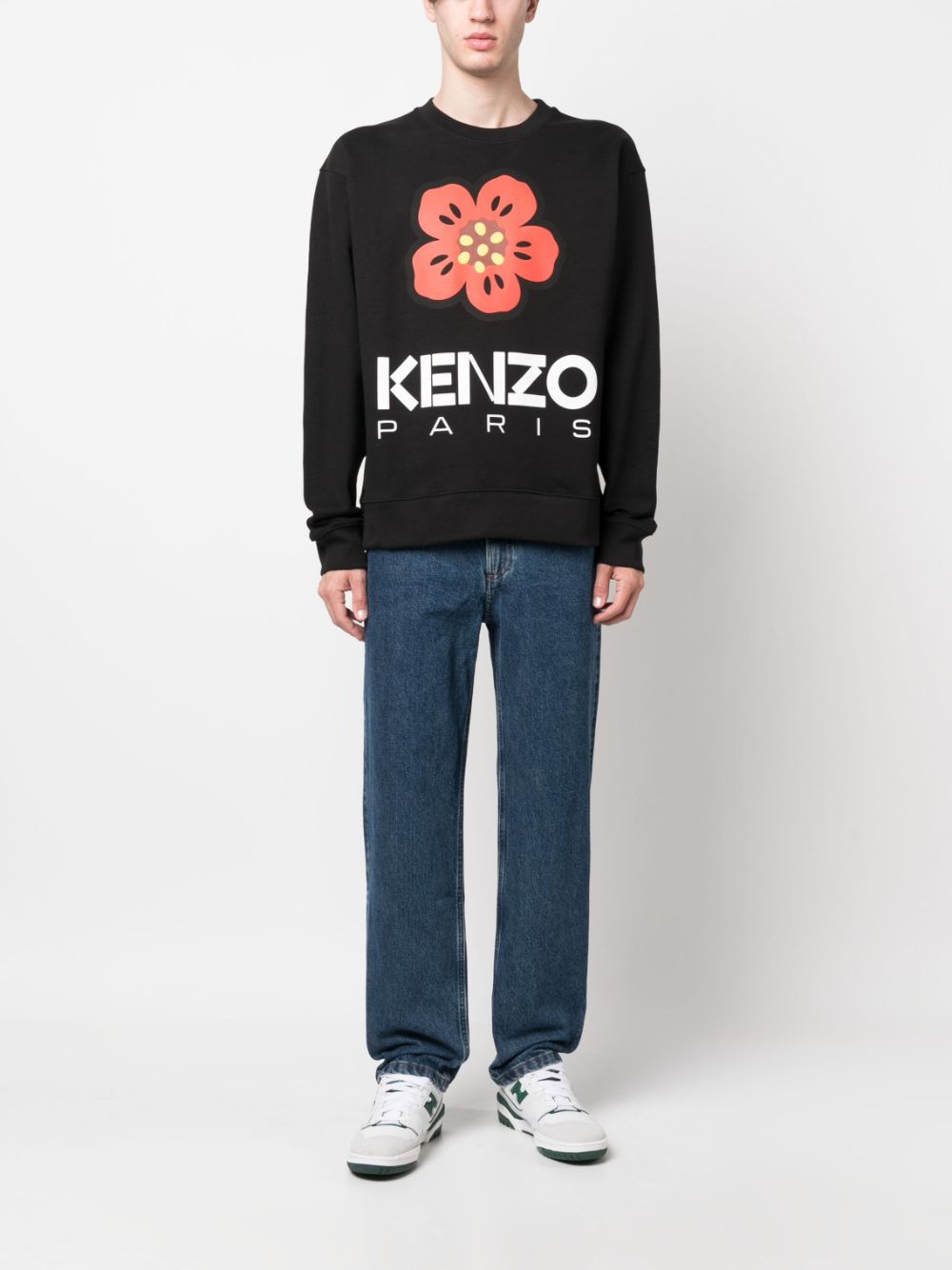 KENZO Fashionable Flower Boke Sweatshirt - Regular Fit (Size L)