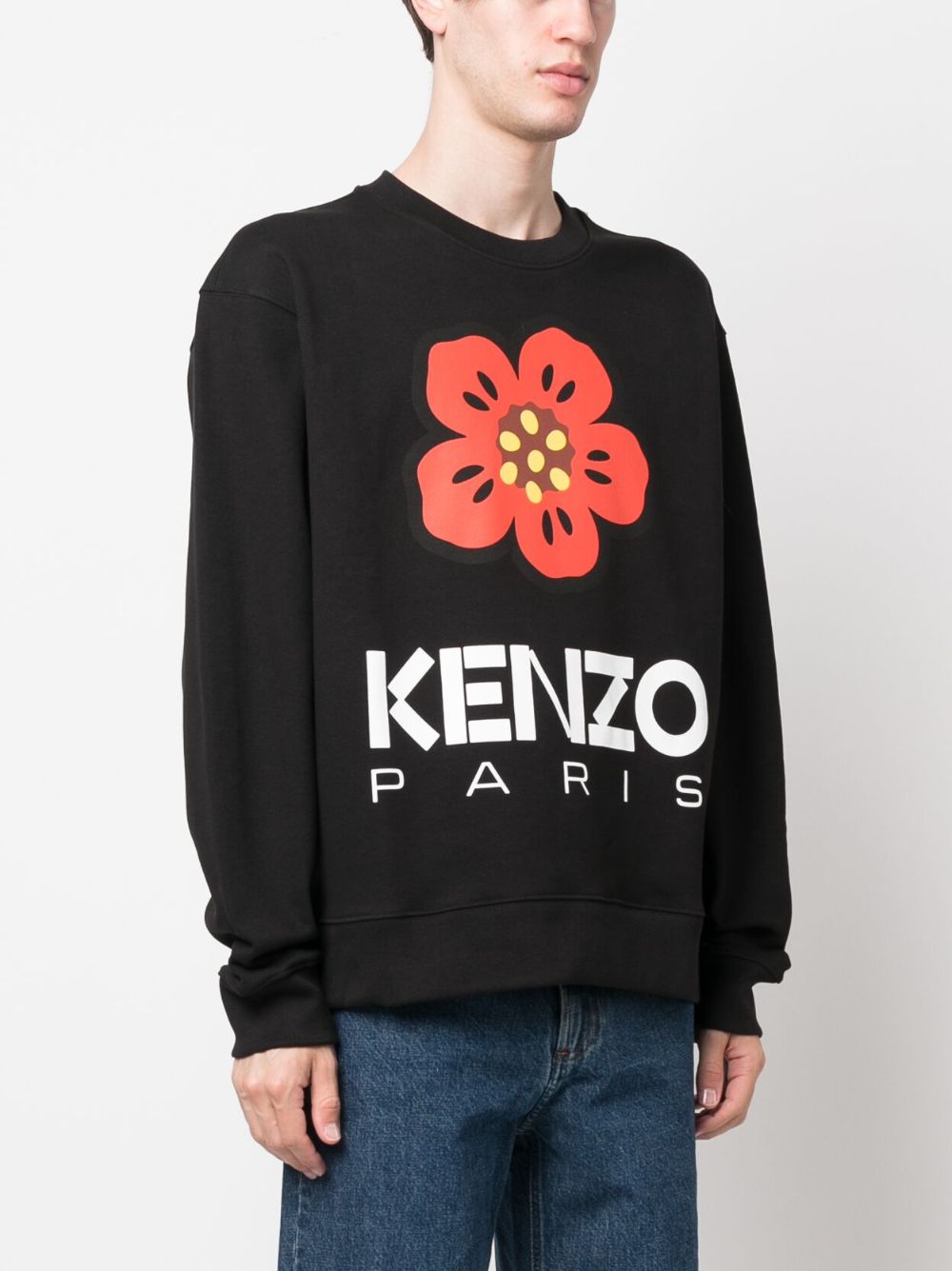 KENZO Fashionable Flower Boke Sweatshirt - Regular Fit (Size L)