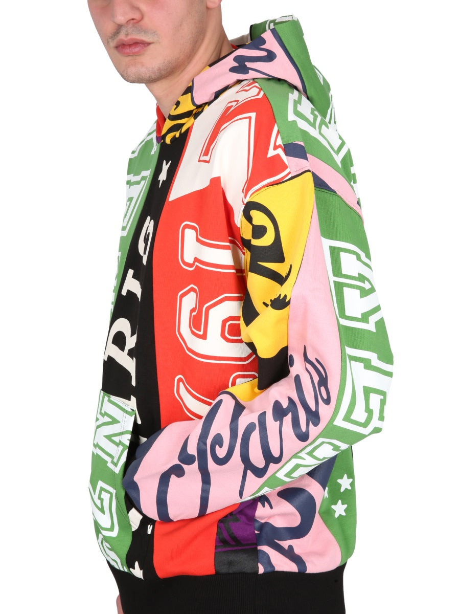 KENZO Men's Flag Hoodie with Pouch Handbag