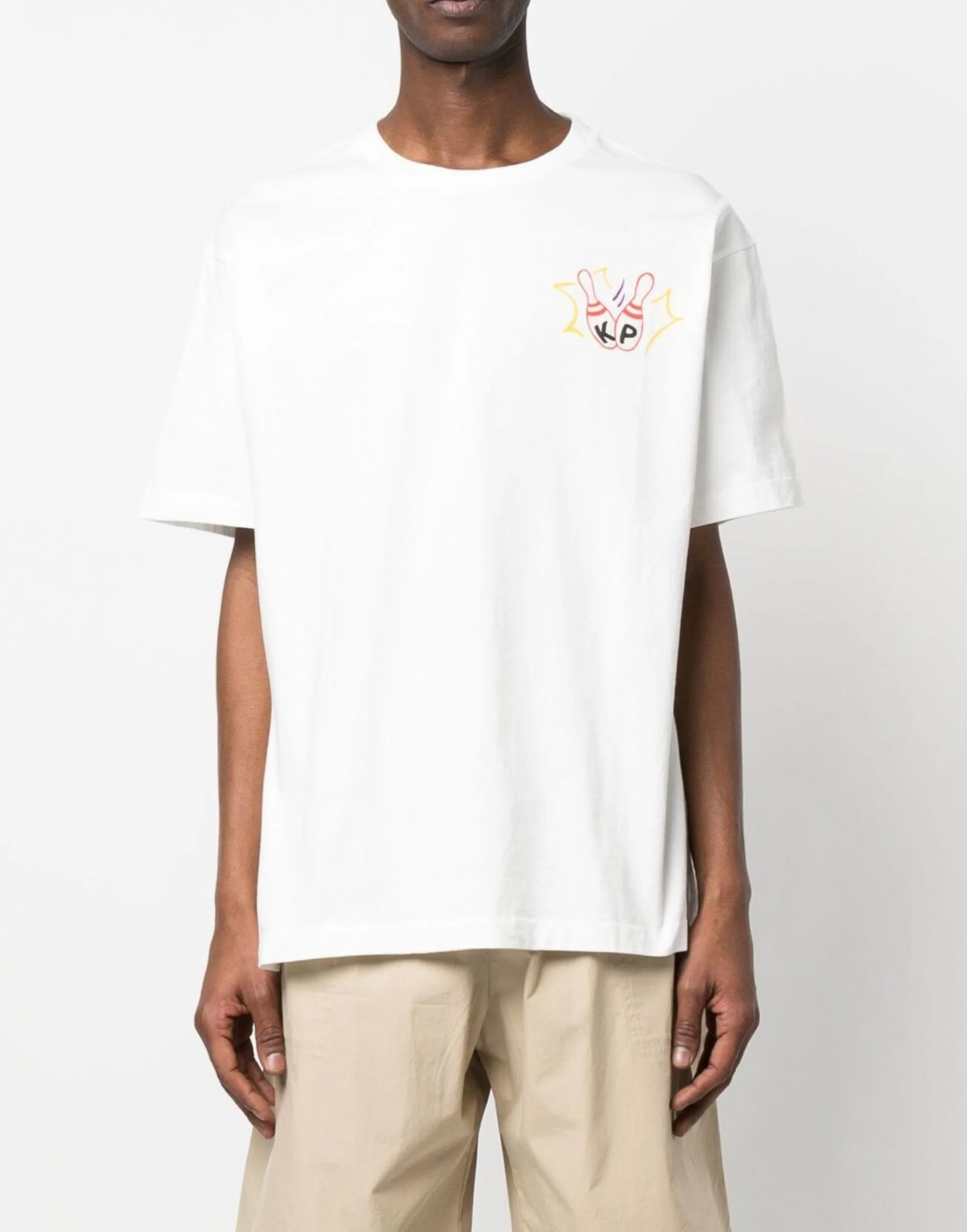 KENZO Oversized Bowling Team Logo T-Shirt - Short Sleeve