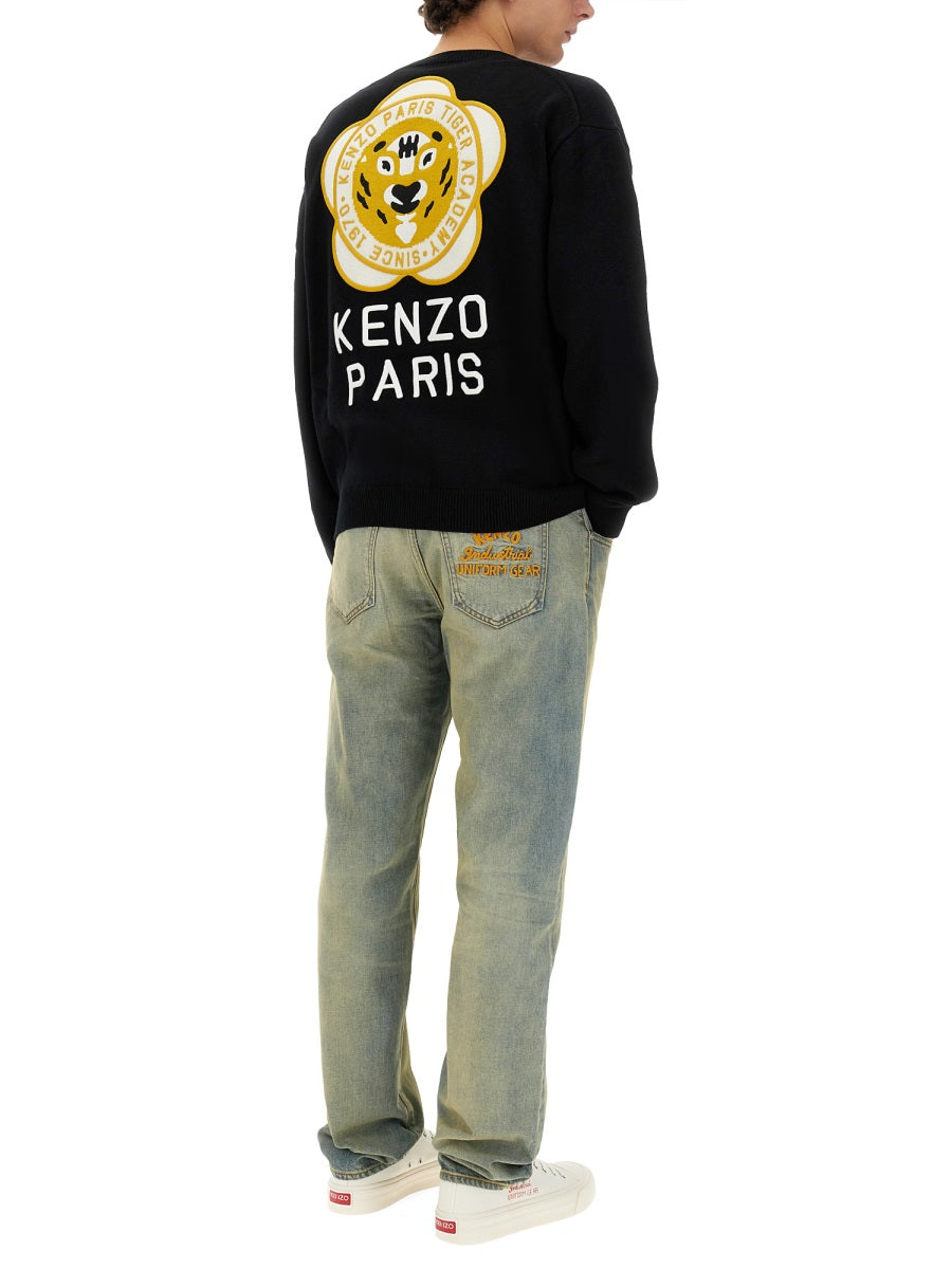 KENZO Embroidered Tiger Academy Cardigan - Regular Fit