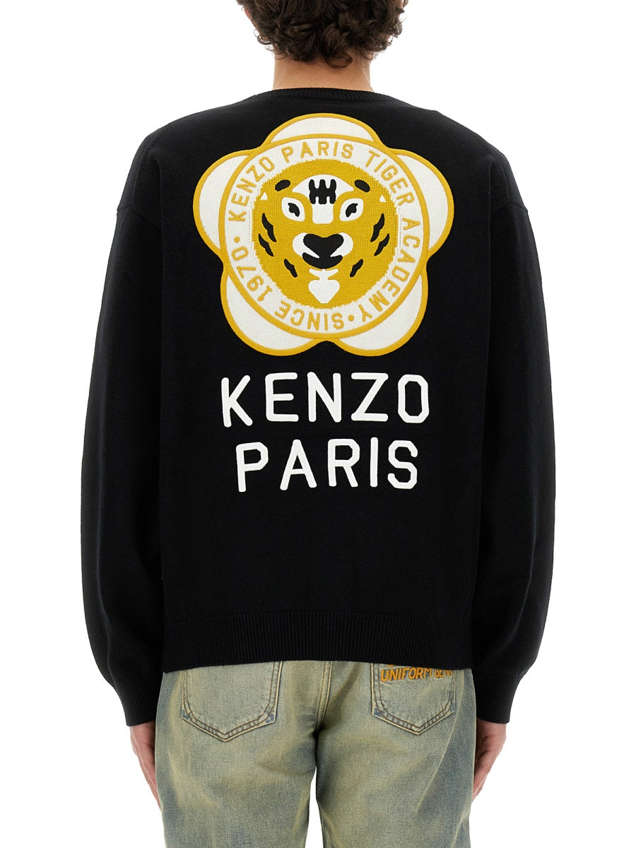 KENZO Embroidered Tiger Academy Cardigan - Regular Fit