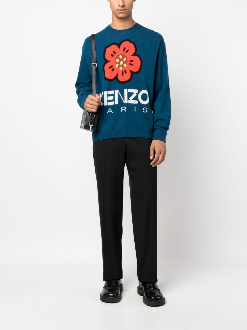 KENZO Regular Fit Embroidered Boke Flower T-Shirt - Size L