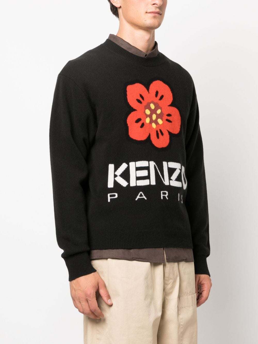 KENZO Embroidered Boke Flower T-Shirt - Regular Fit Size L