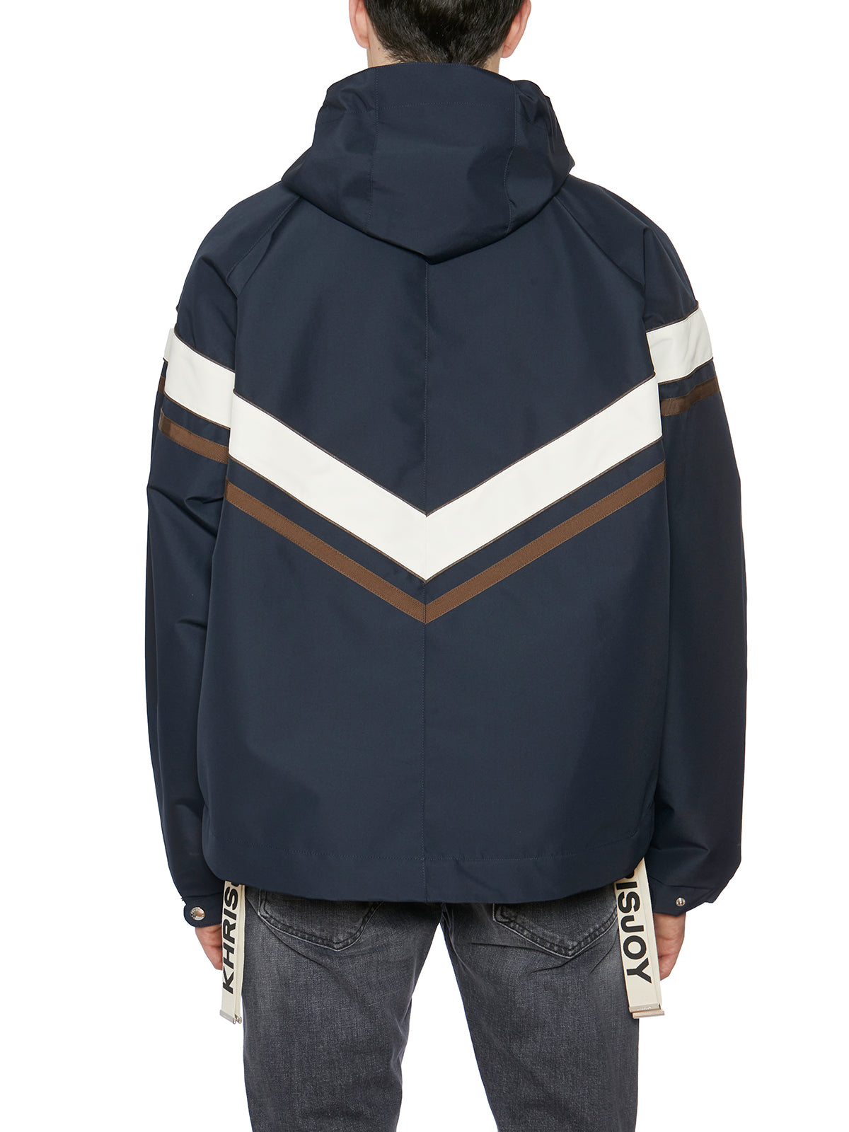 KHRISJOY Hooded Windbreaker for Men - Size 1