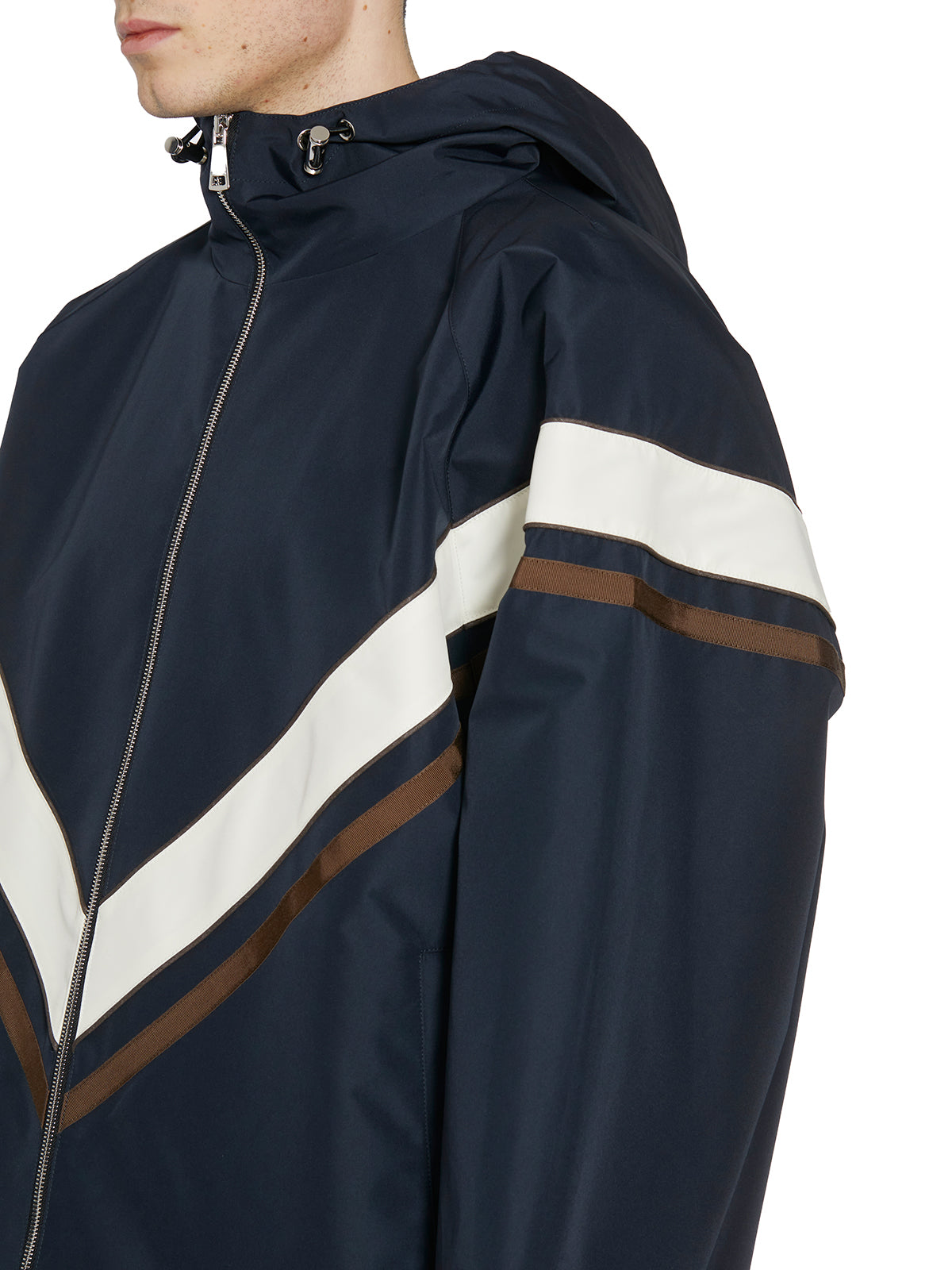 KHRISJOY Hooded Windbreaker for Men - Size 1