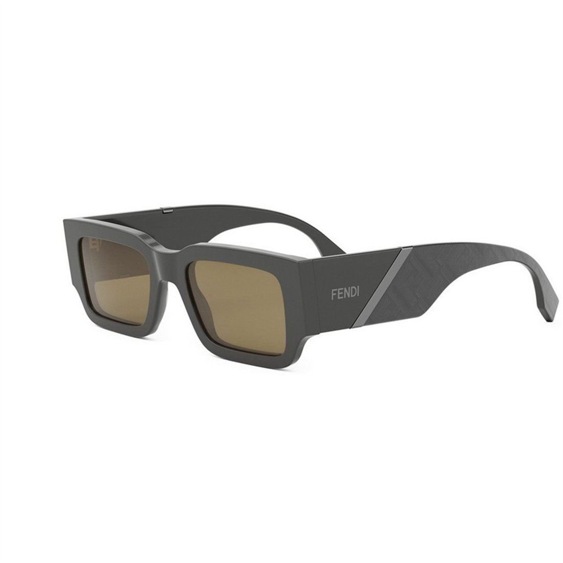 FENDI Diagonal Frame Sunglasses for Men