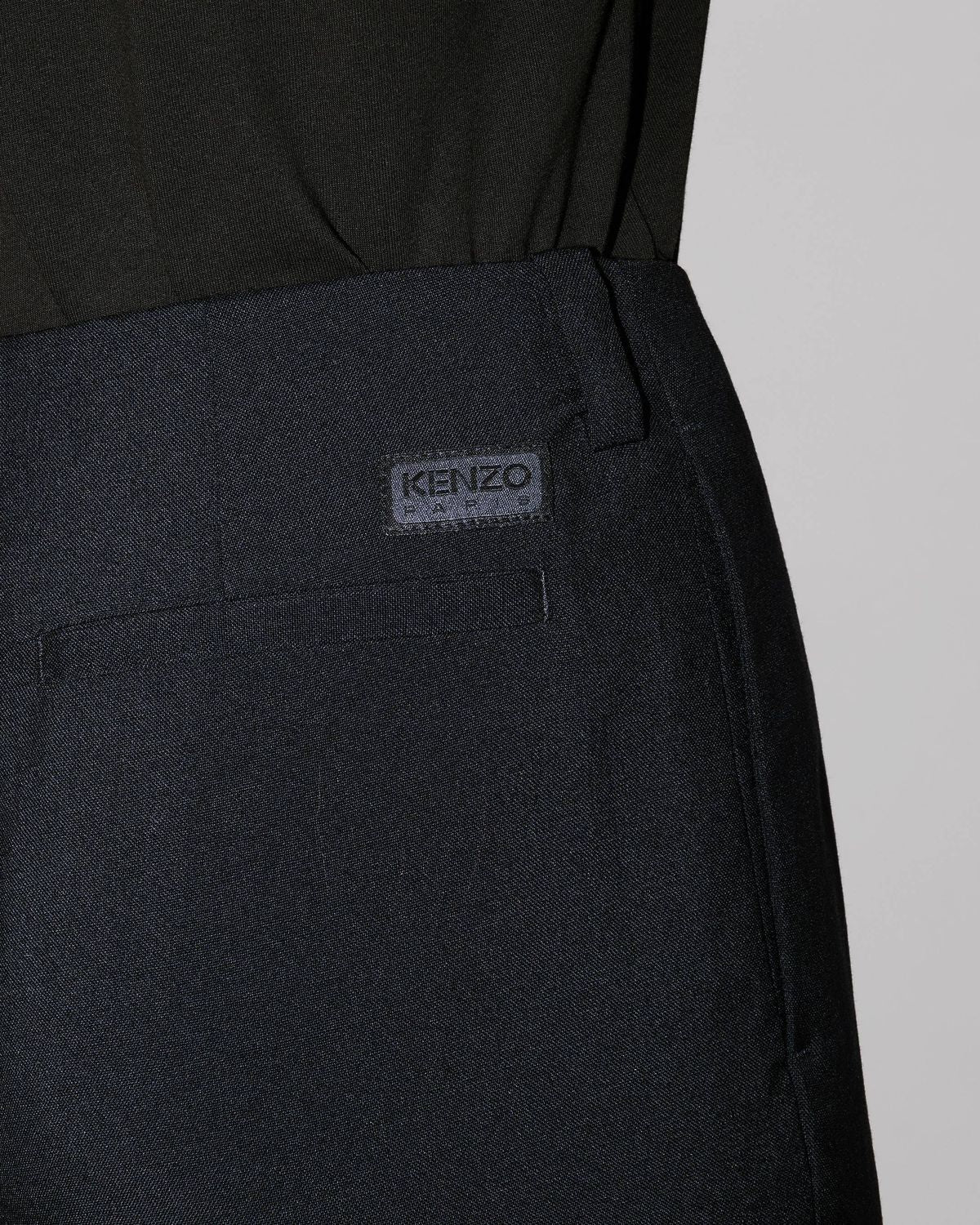 KENZO Skinny Trousers in 100% Virgin Wool for Women - Fall/Winter 2025