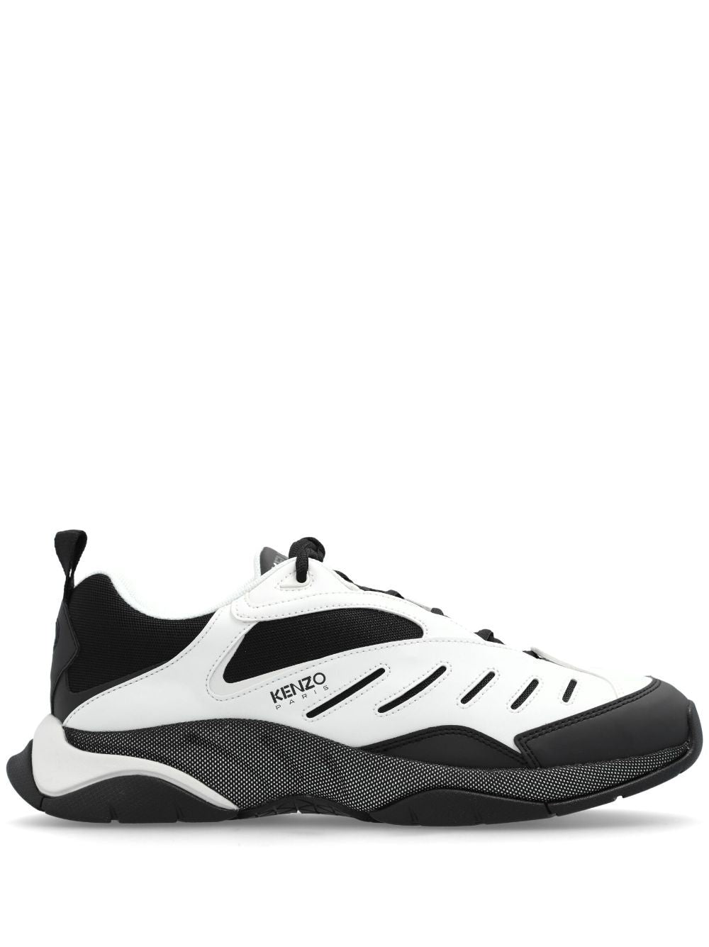 KENZO Two-Tone Fabric and Synthetic Leather X-Trainer Sneaker for Men