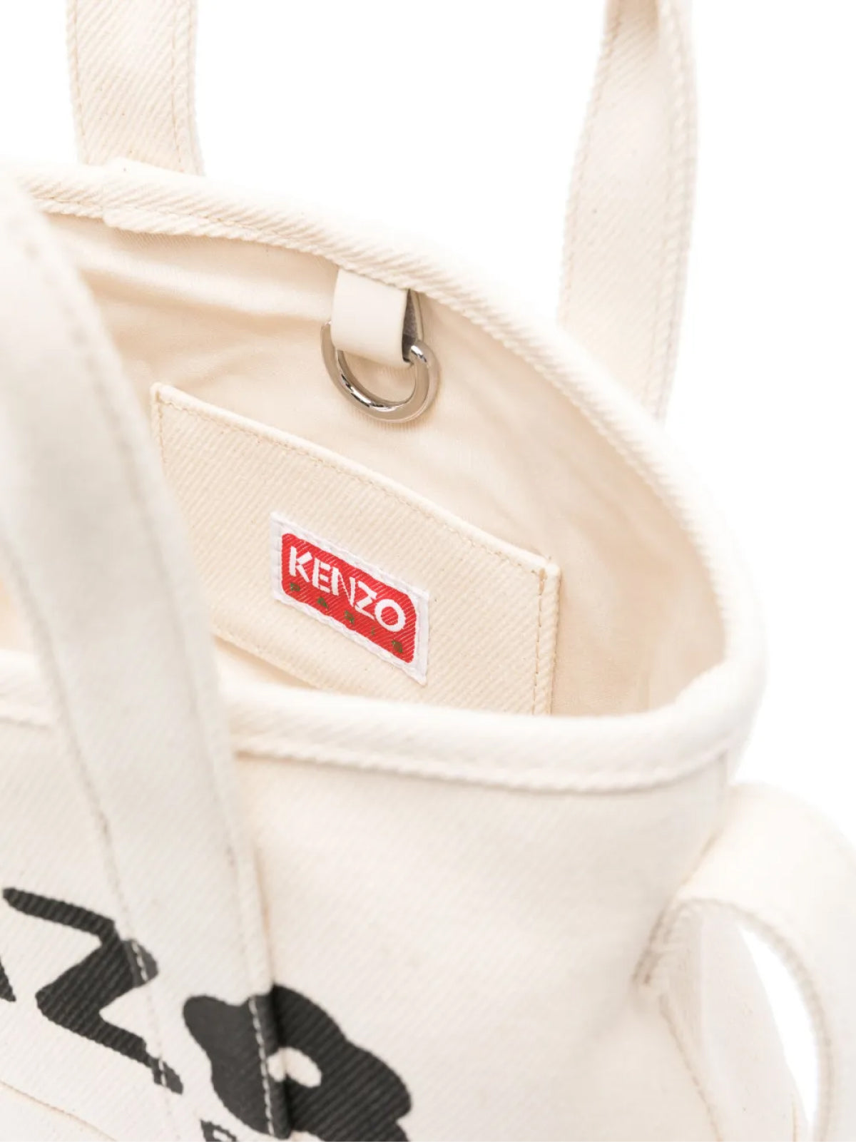 KENZO Mini Boke Flower Logo Tote Handbag - 26X19X8 CM