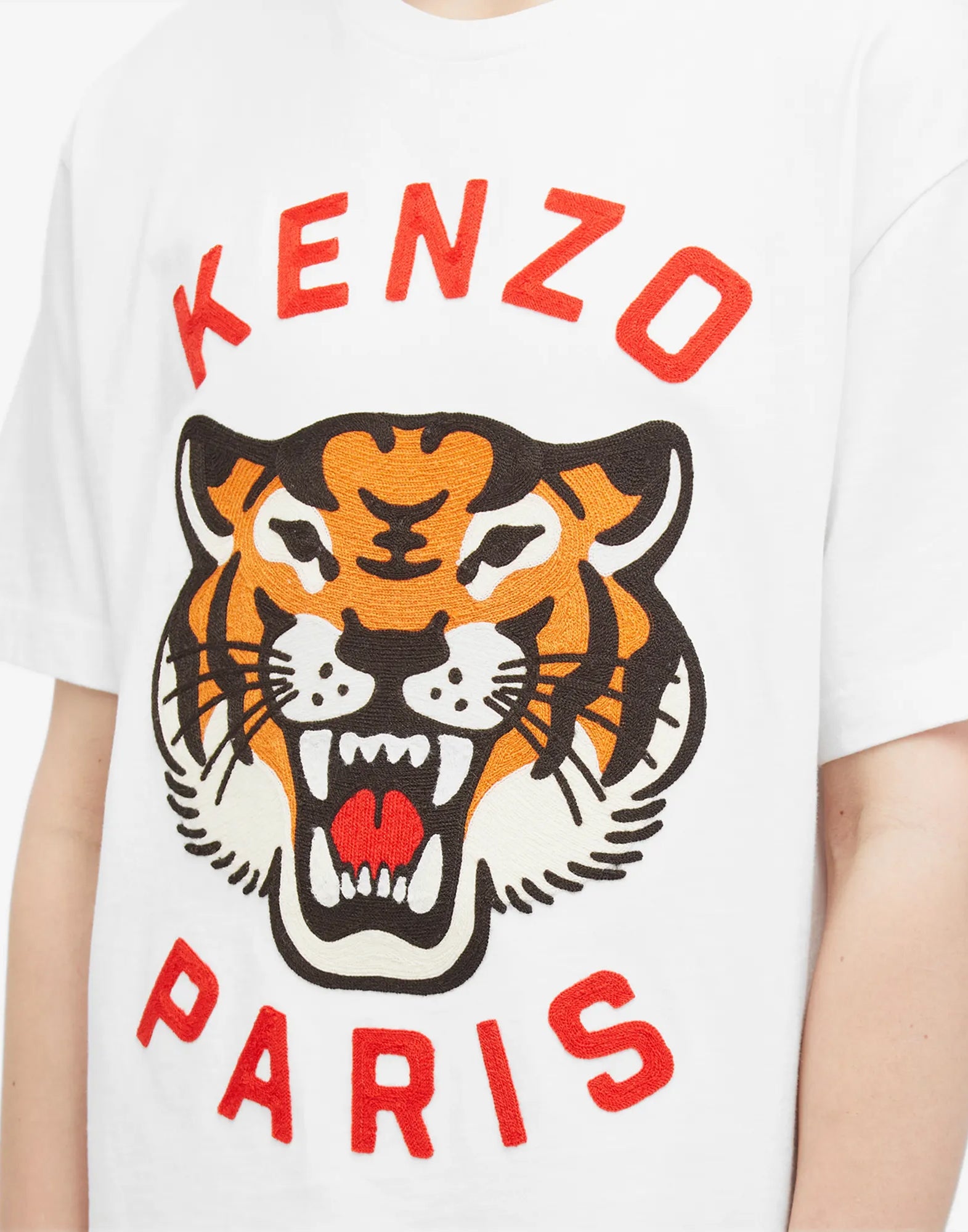 KENZO Lucky Tiger Logo Oversize T-Shirt
