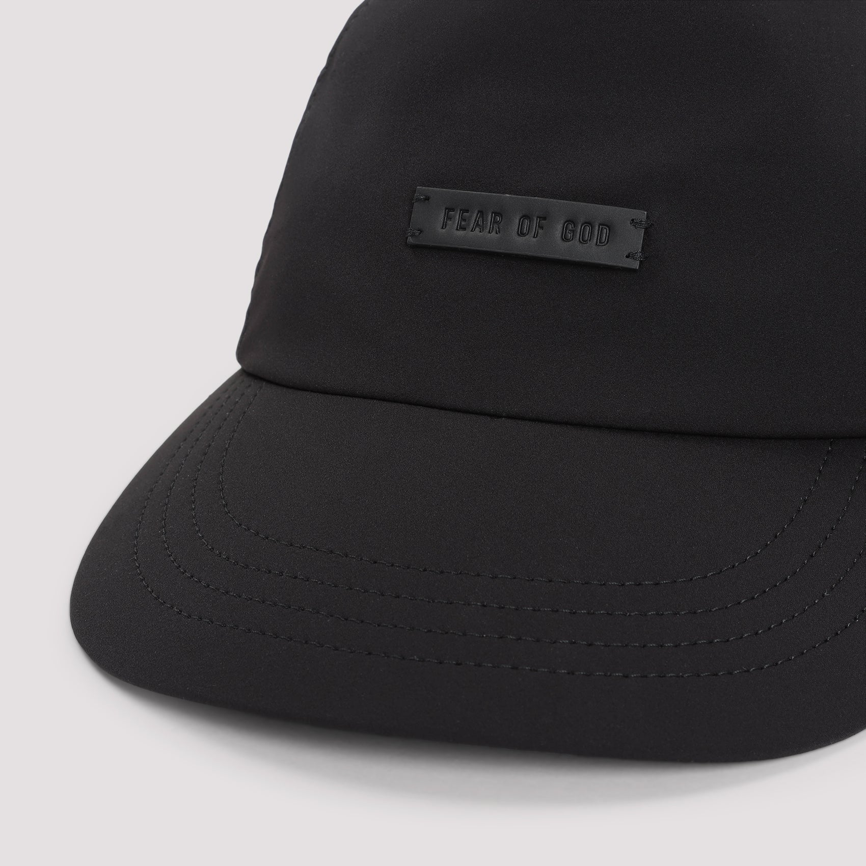 FEAR OF GOD Elevated Black Cap for Men - FW24 Collection