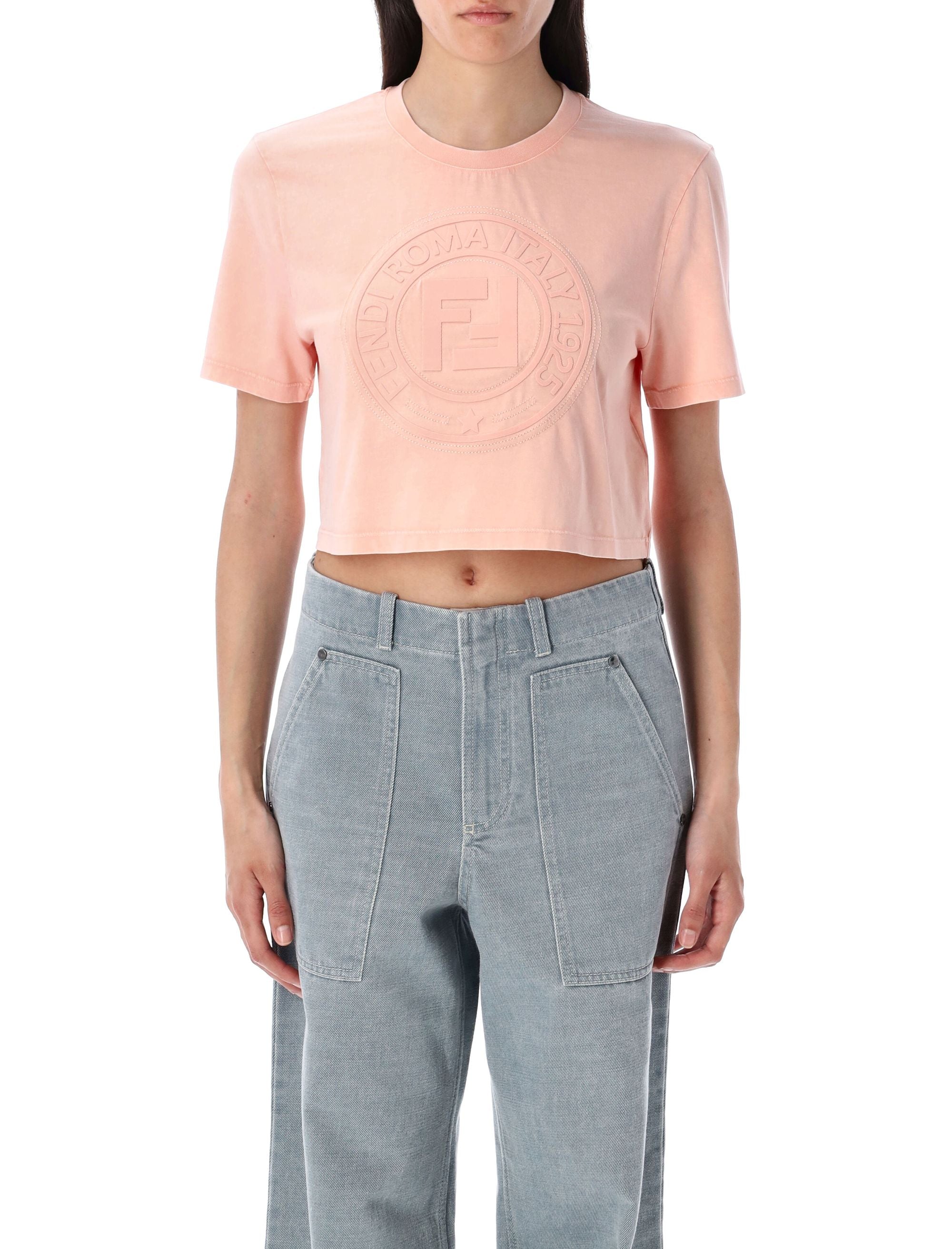 FENDI Women's Cropped Mini T-Shirt