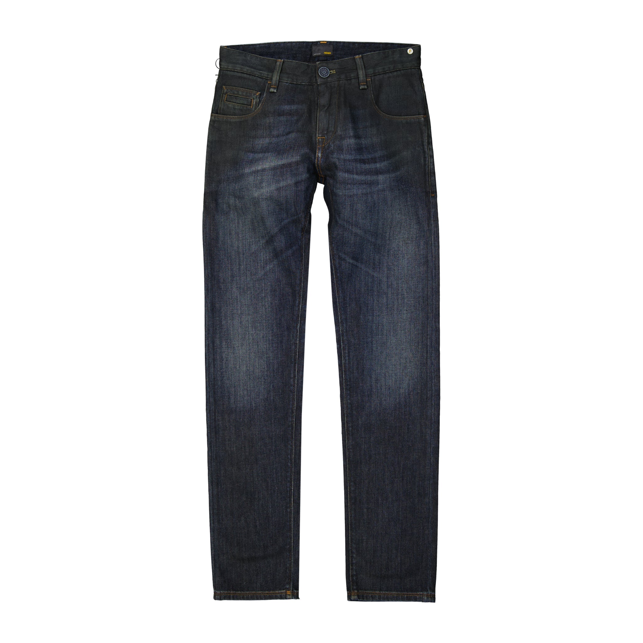FENDI Classic Cotton Denim Jeans for Men
