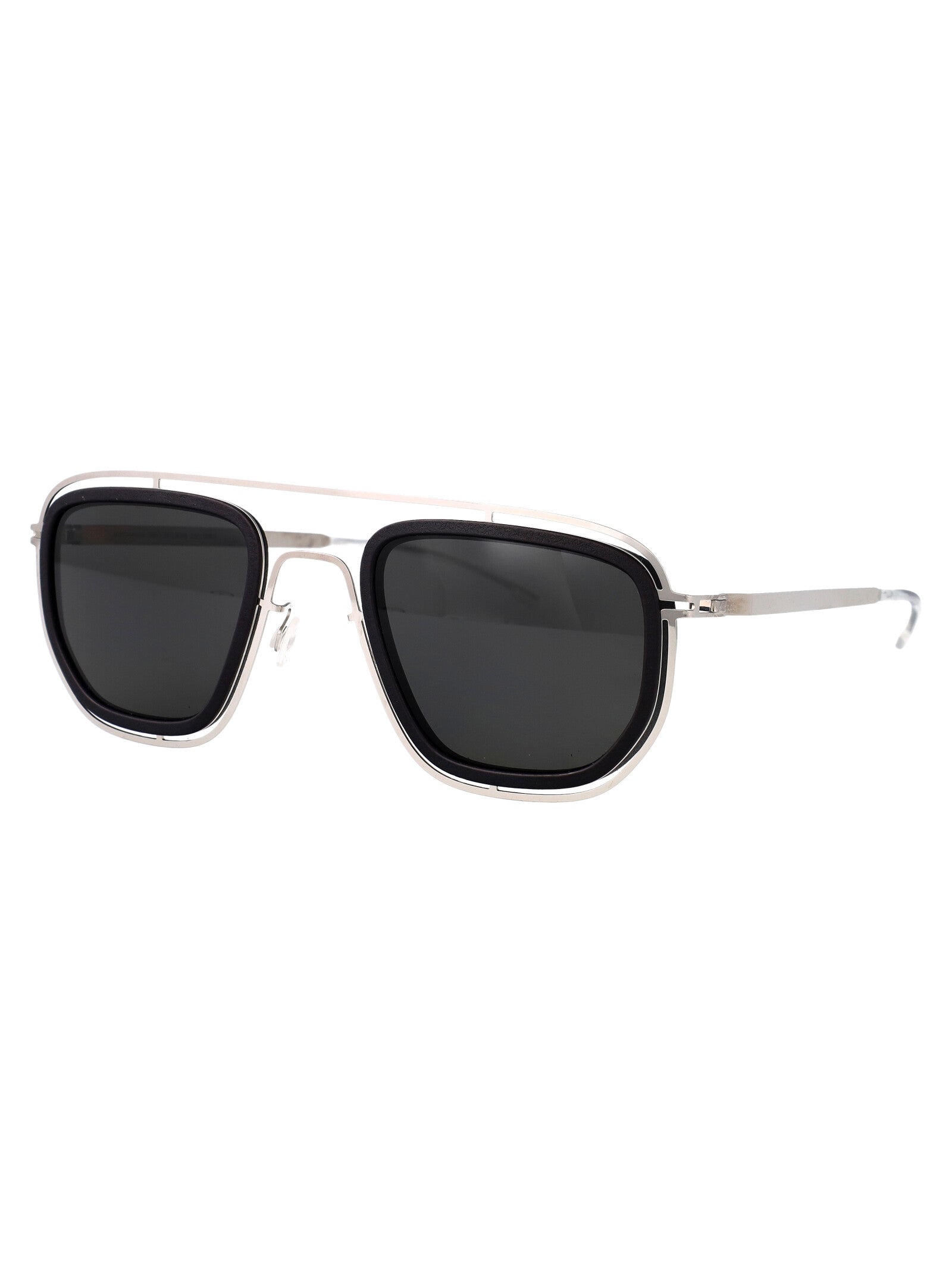 MYKITA Unisex Shiny Silver Mylon Sunglasses - SS25 Collection