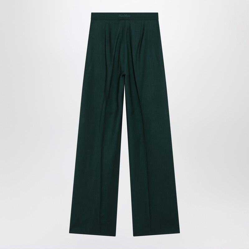 MAX MARA Wide Fit High Waist Straight Trousers