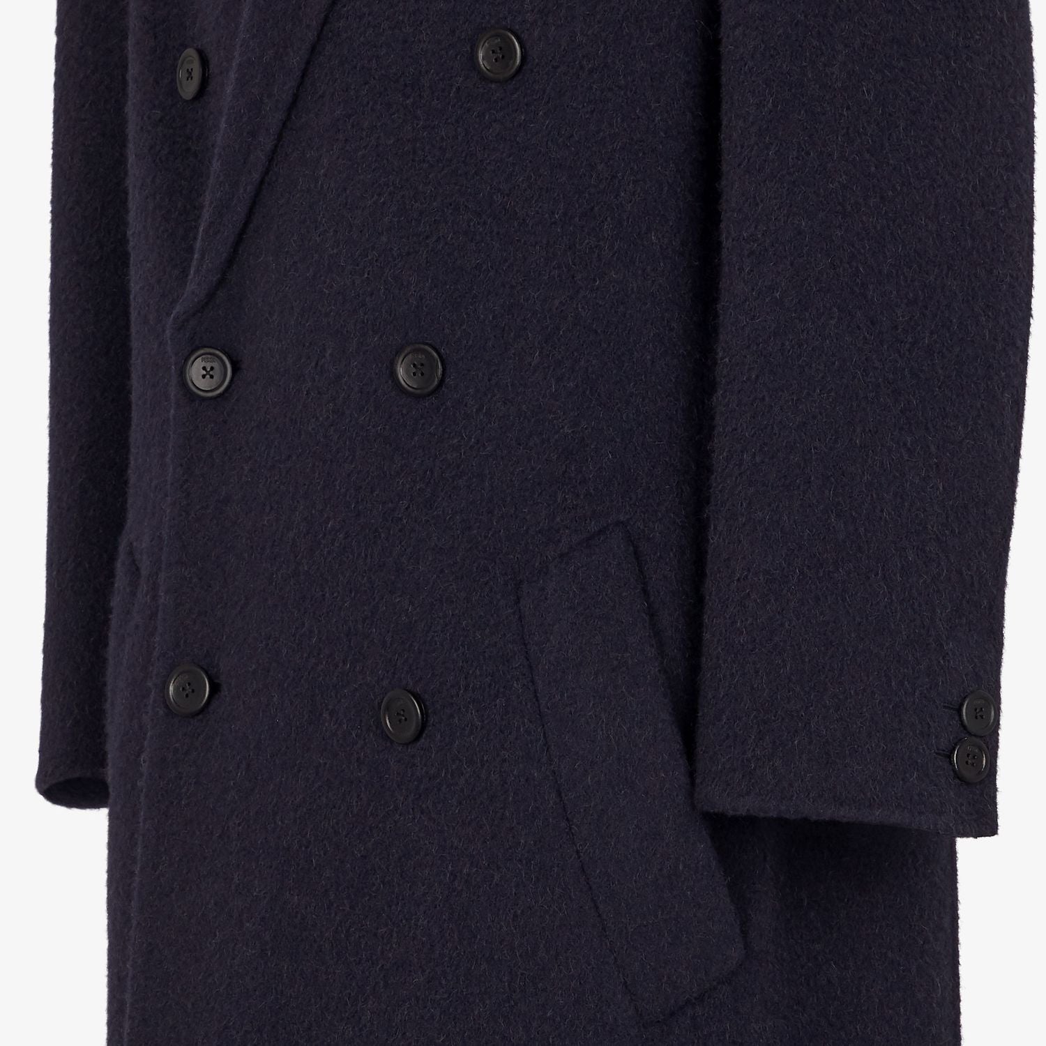 FENDI Men's Long Double Breasted Jacket