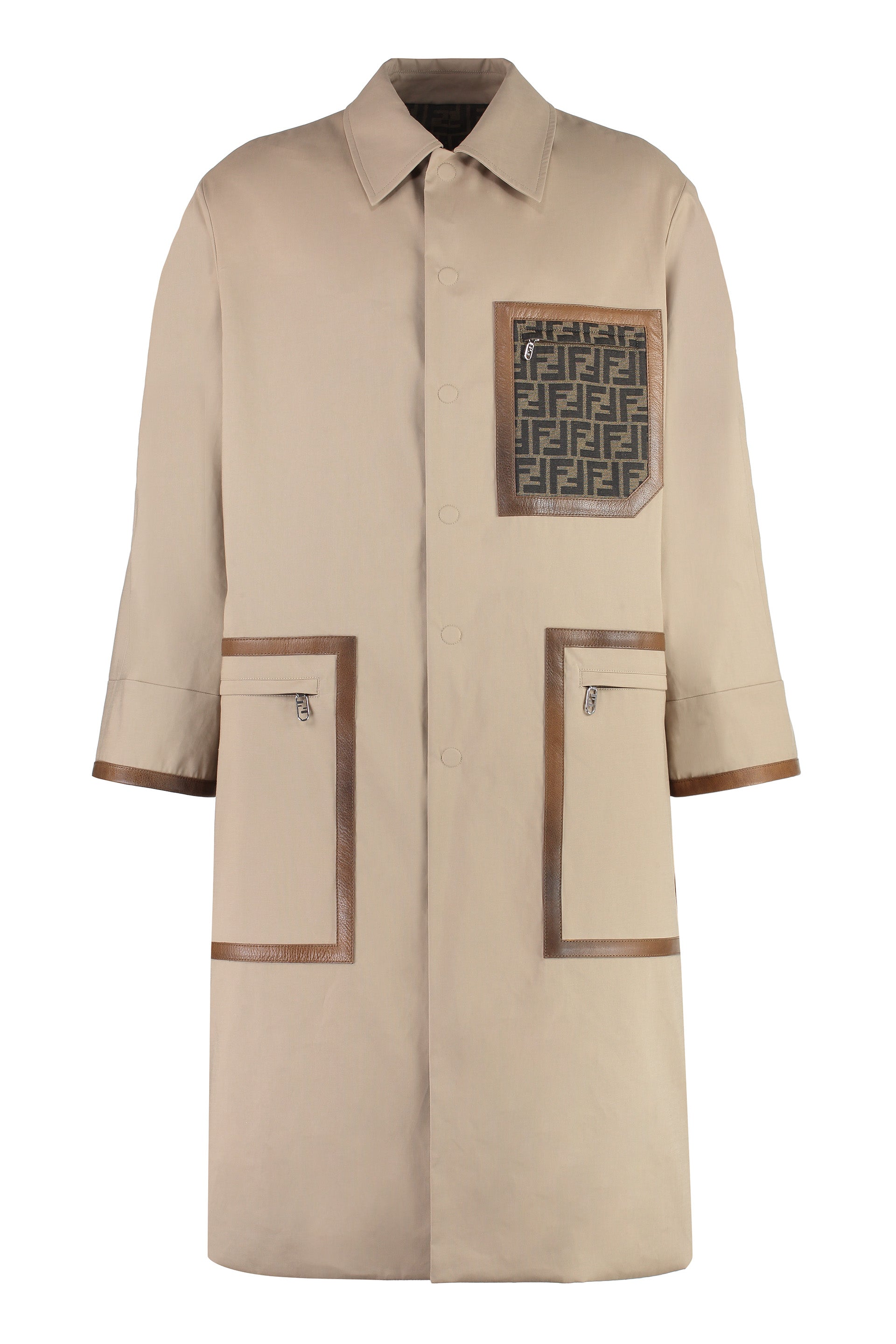 FENDI Reversible Cotton Trench Jacket for Men – FW23