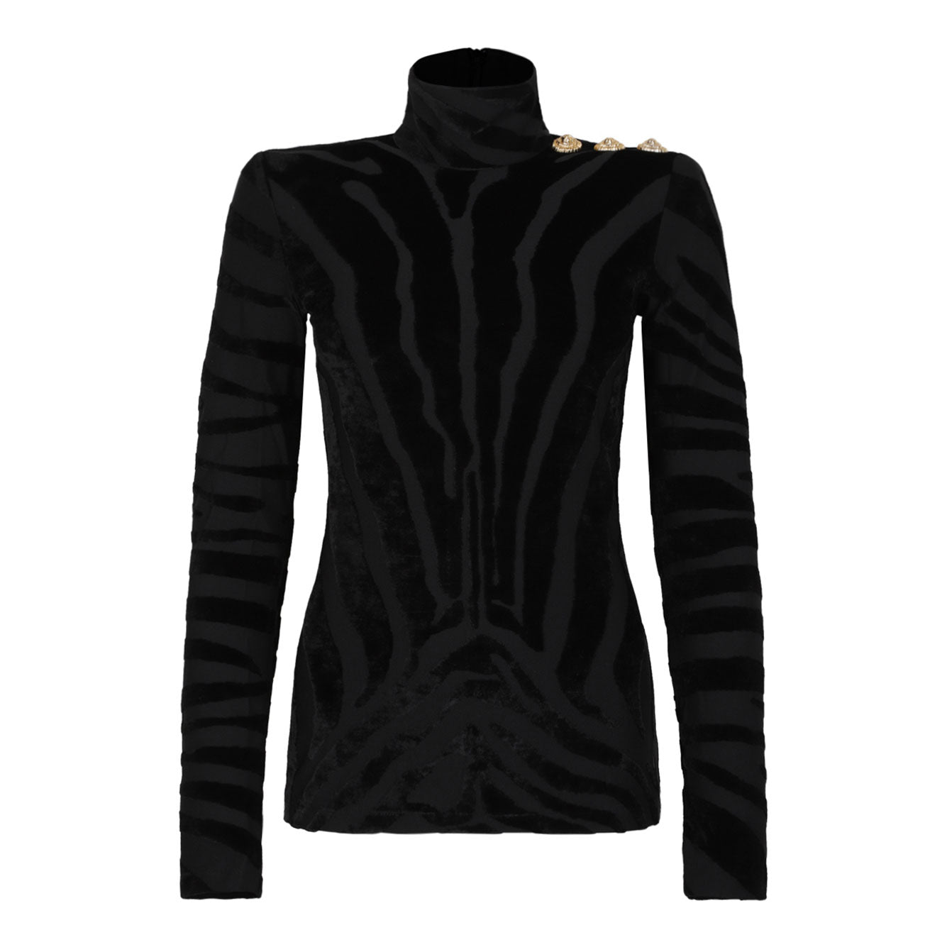 BALMAIN Chic Viscose-Polyester Mini Top