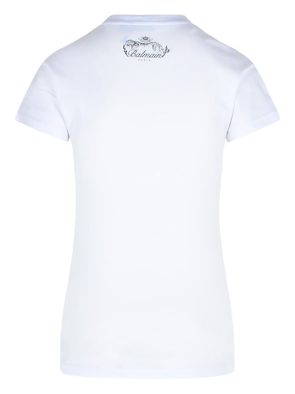 BALMAIN Draped Elegance T-Shirt