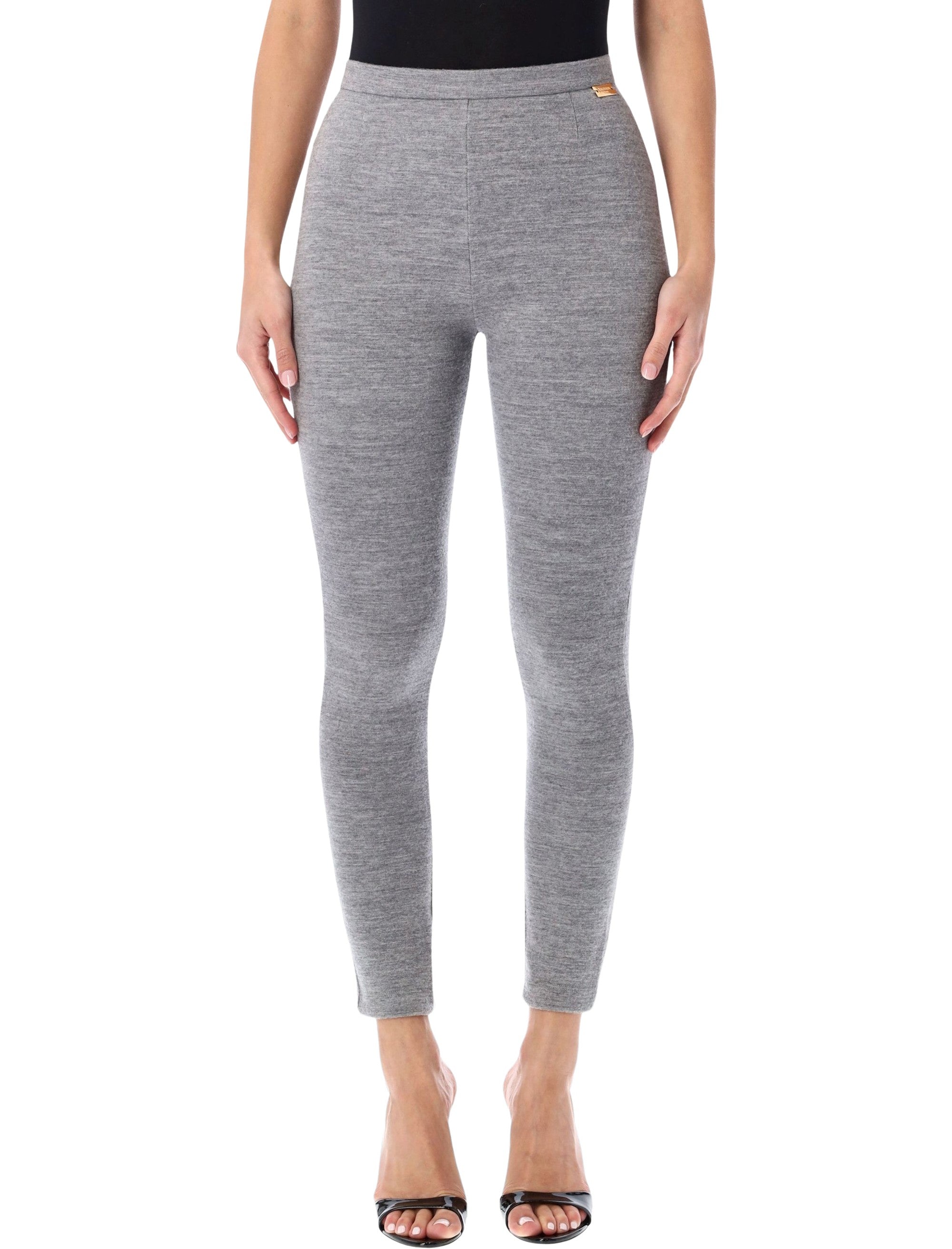 BALMAIN Signature Stretch Cotton T-Shirt Leggings - Size S