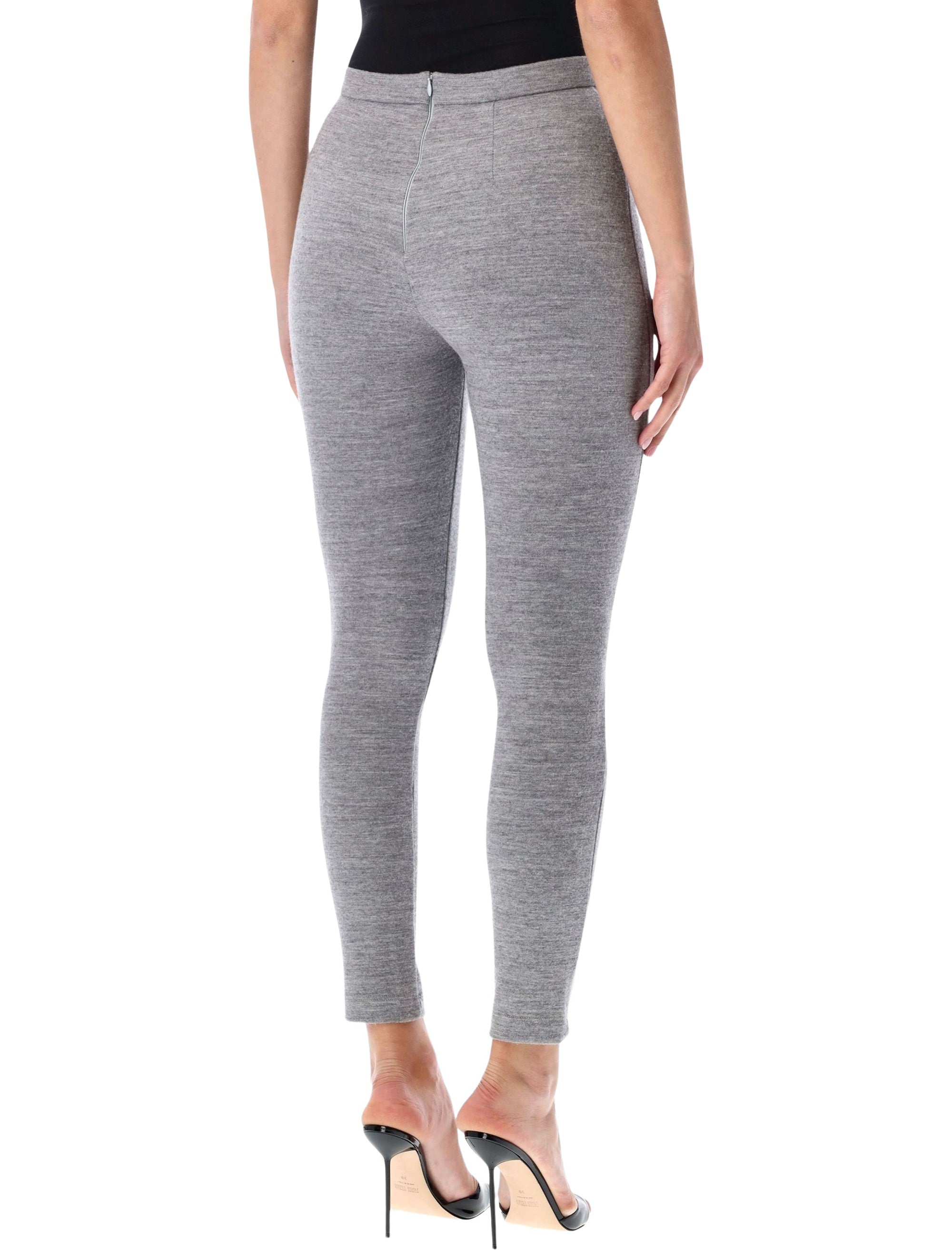 BALMAIN Signature Stretch Cotton T-Shirt Leggings - Size S