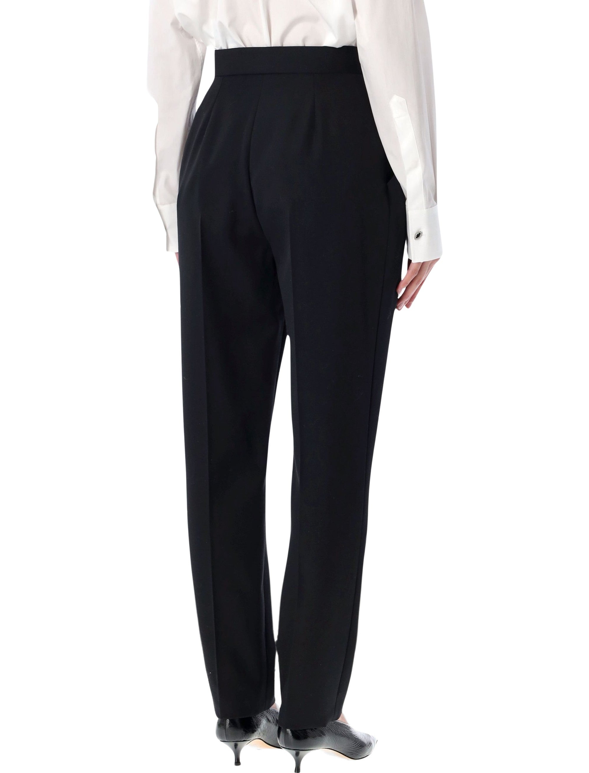 BALMAIN High-Waisted Tailored Trousers